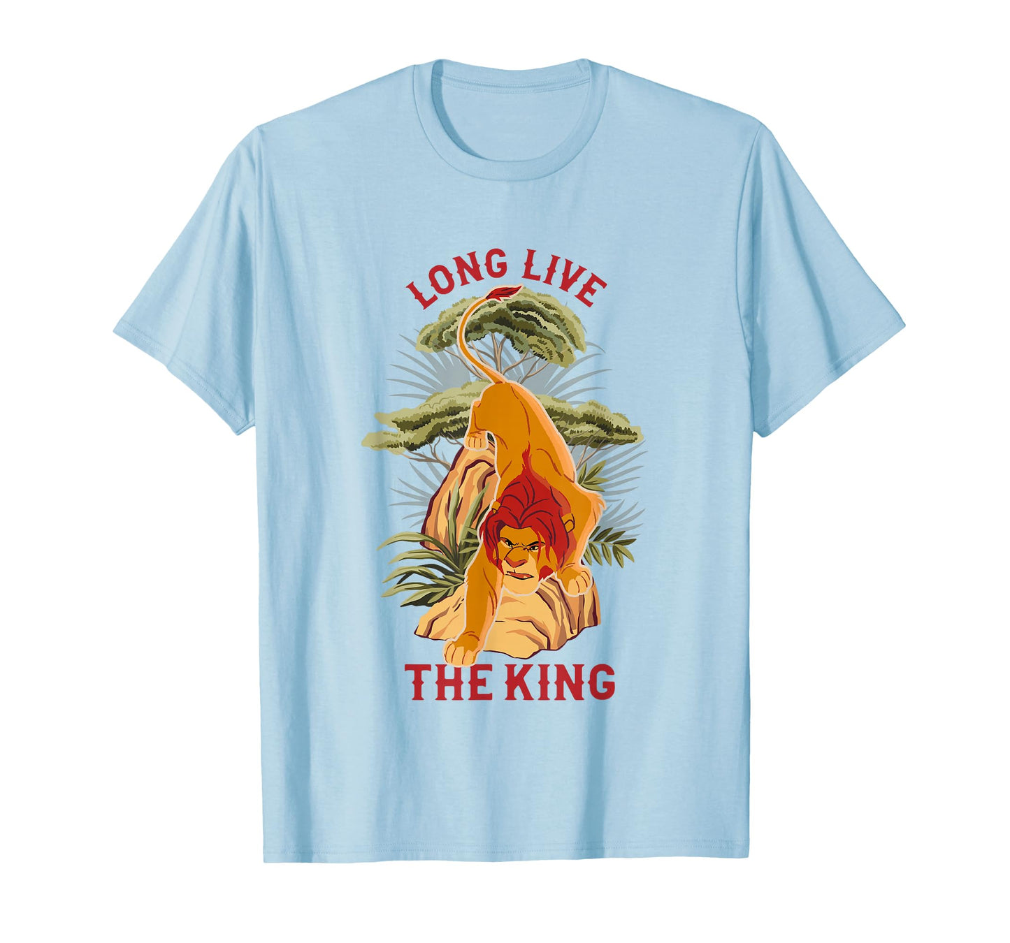 Disney The Lion King Simba Long Live The King Chest Poster T-Shirt