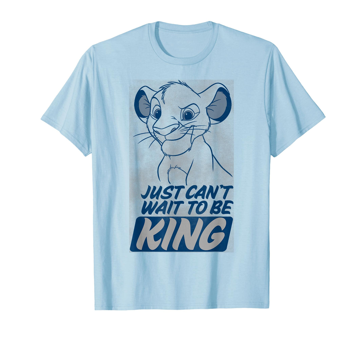 Disney Lion King Kid Simba Just Can't Wait To Be King Poster T-Shirt