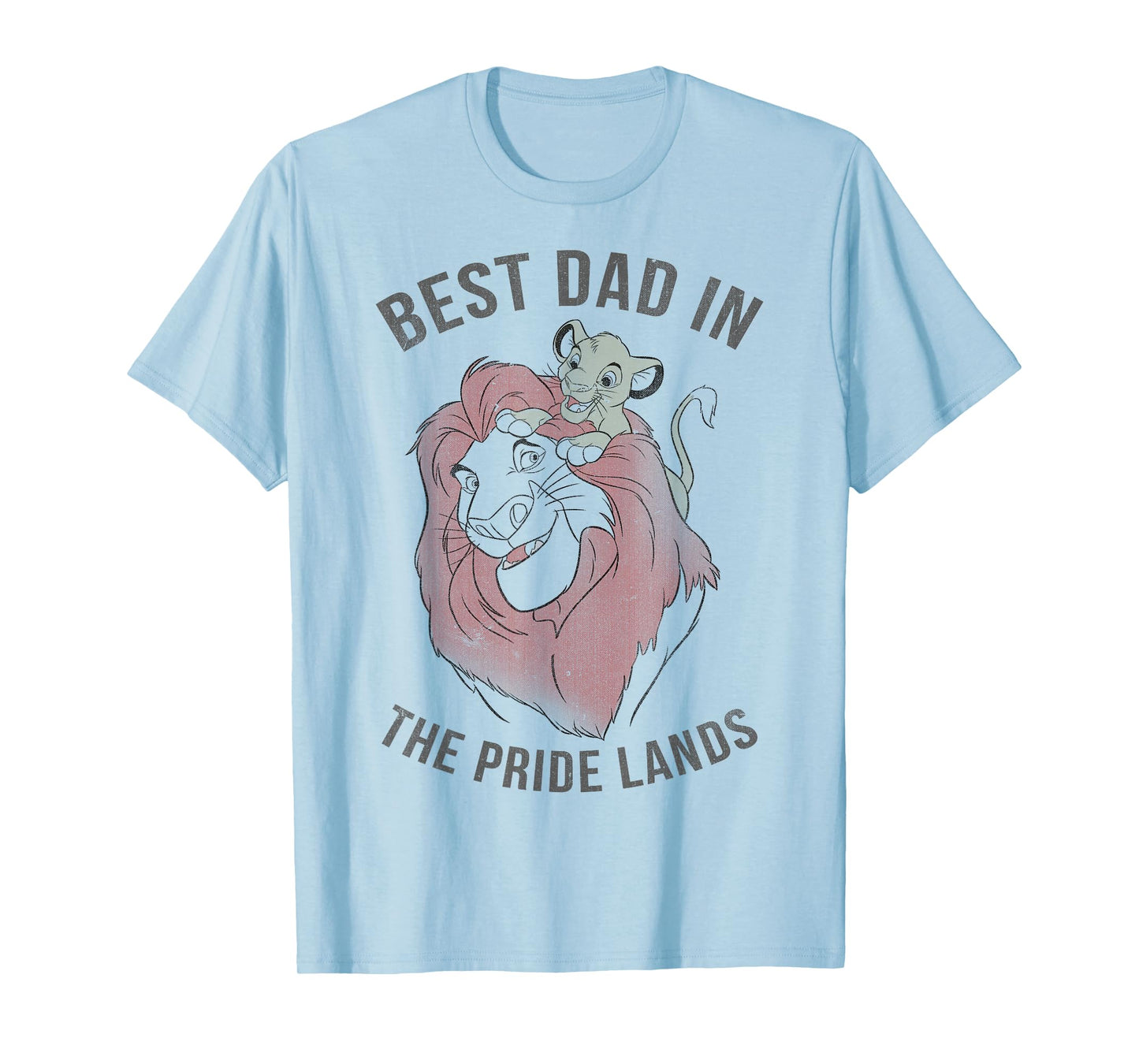 Disney The Lion King Father's Day Simba & Mufasa Best Dad T-Shirt