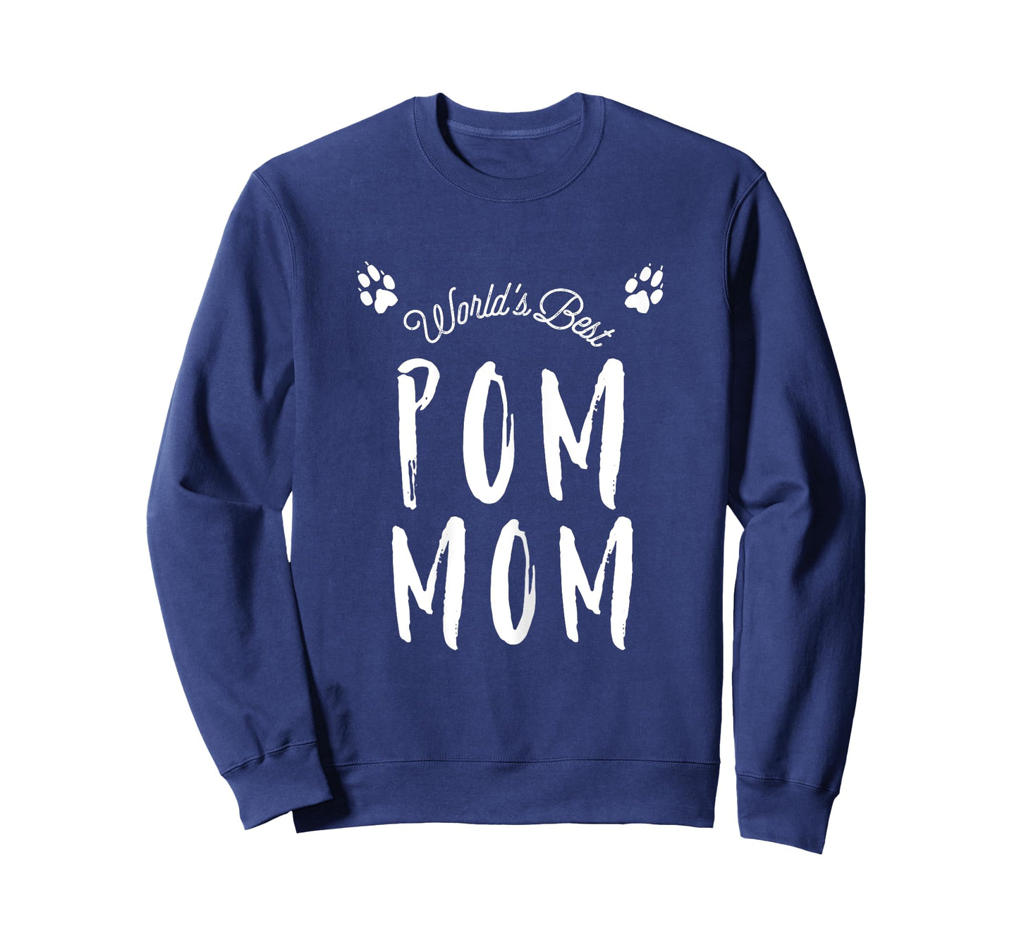 World's Best Pom Mom Cute T-Shirt for Pomeranian Dog Moms T-Shirt for Women