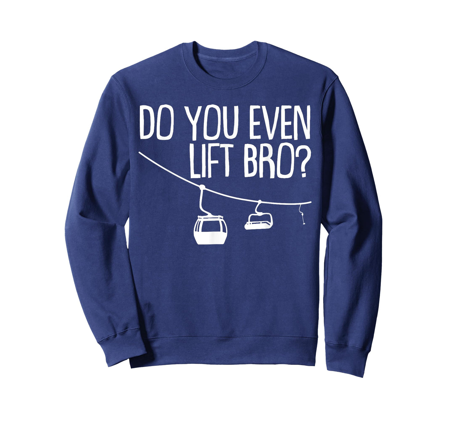 Funny Do You Even Lift Bro Gift | Cute Skiing Lover Men Boys T-Shirt