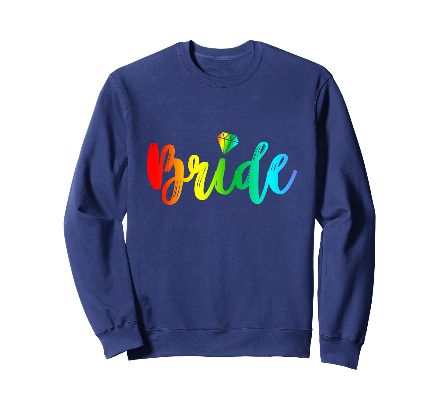 Bachelorette Gay Bride Shirt Rainbow Pride Engaged Party Tee T-Shirt