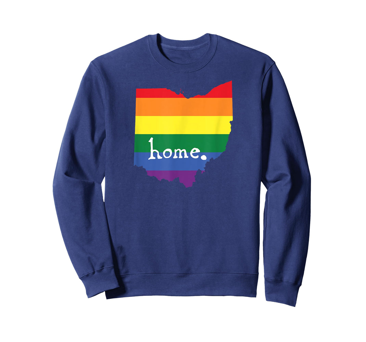 Ohio Gay Pride - LGBT Rainbow Home State T-Shirt