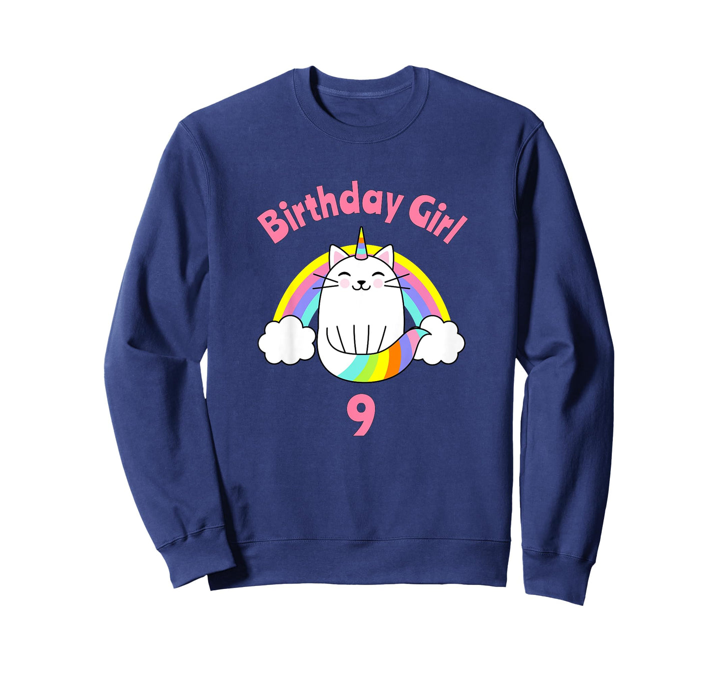 Kids Birthday Girl for Girls T-Shirt 9 Year Old 9th Party Nine
