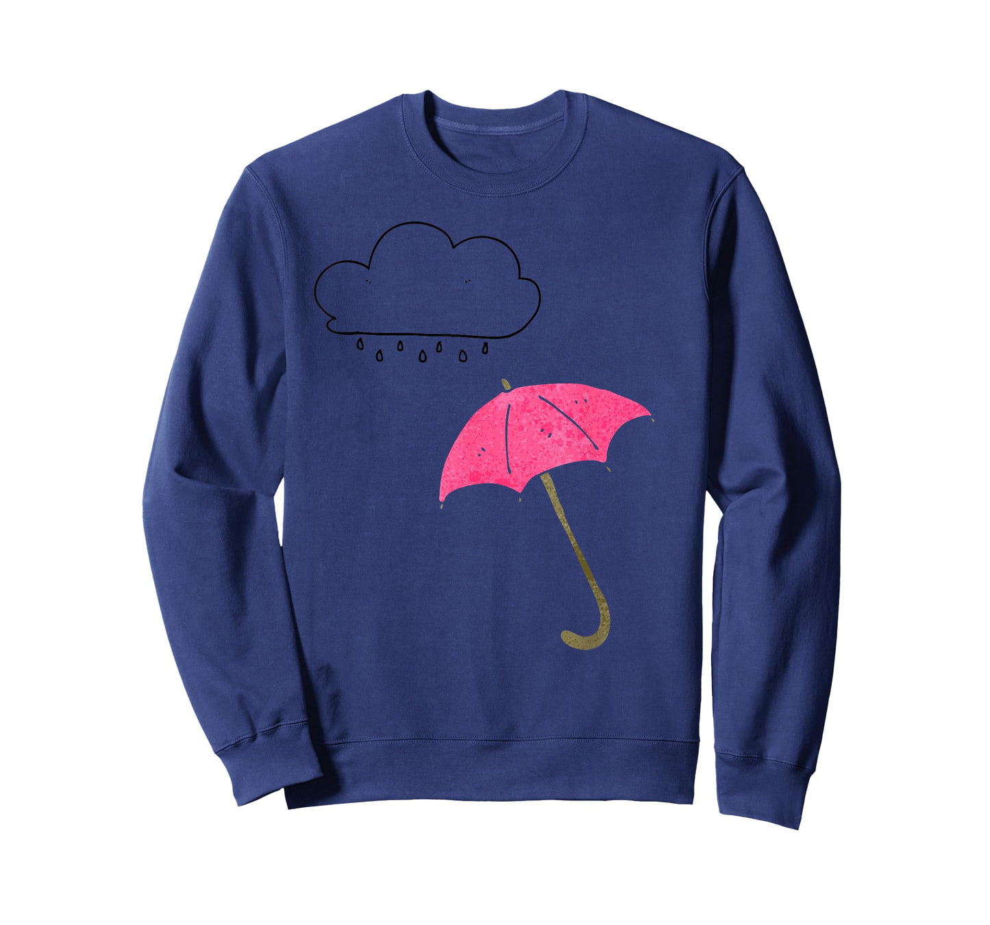 RAIN CLOUD WITH PINK UMBRELLA T-SHIRT T-Shirt