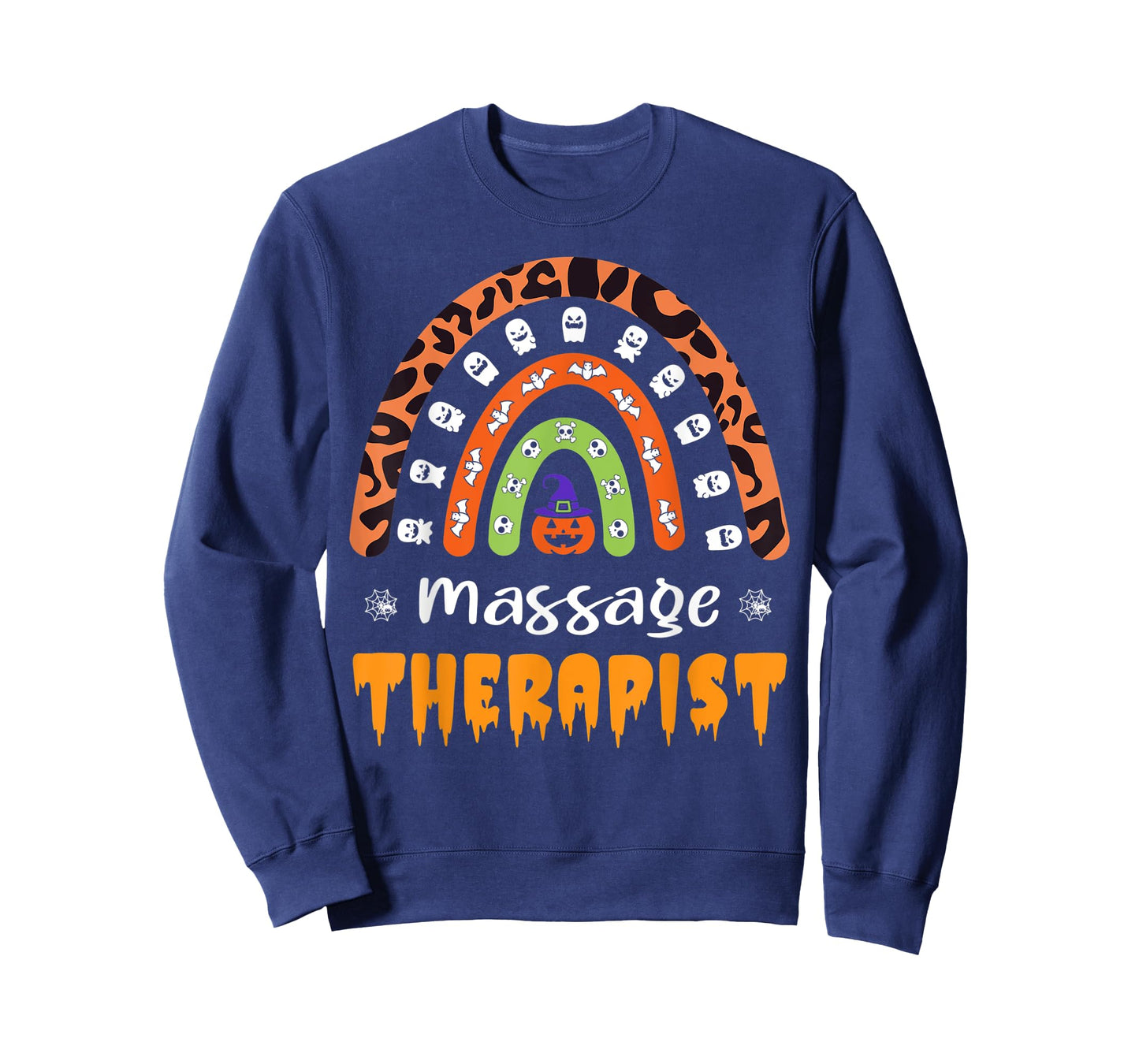 Massage Therapist Leopard Rainbow Halloween Costume T-Shirt