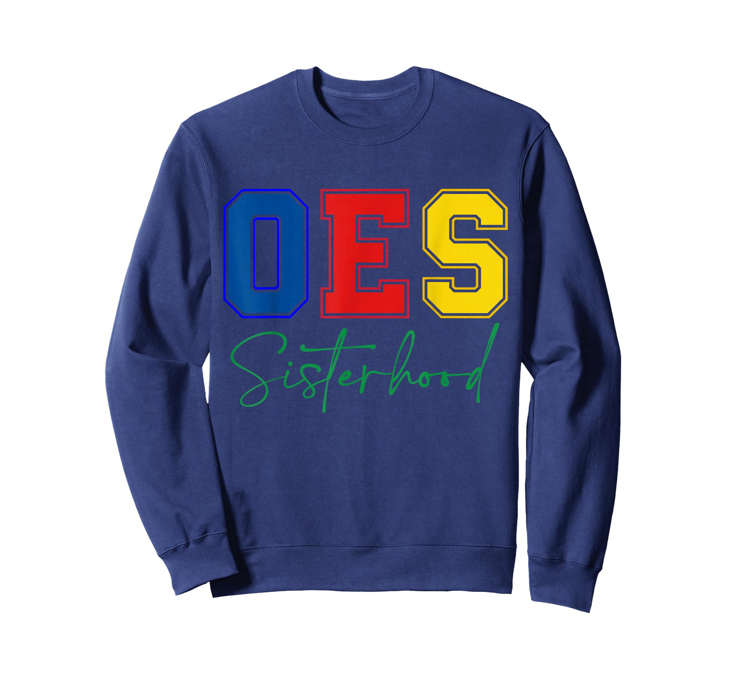 OES Sisterhood Order of The Eastern Star Colors Christmas T-Shirt