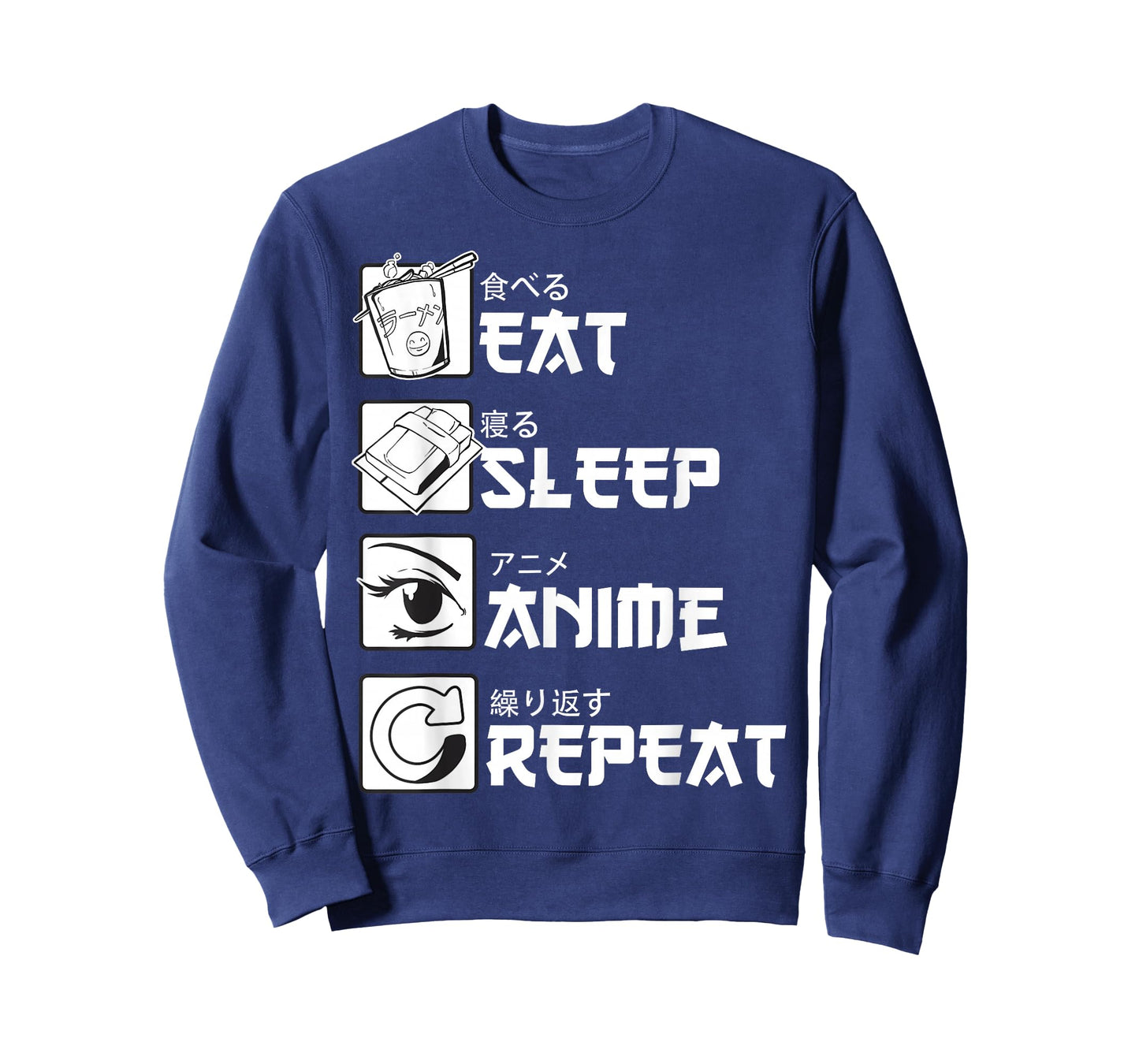 Eat Sleep Anime Repeat Manga Shirts Men Women T-Shirt