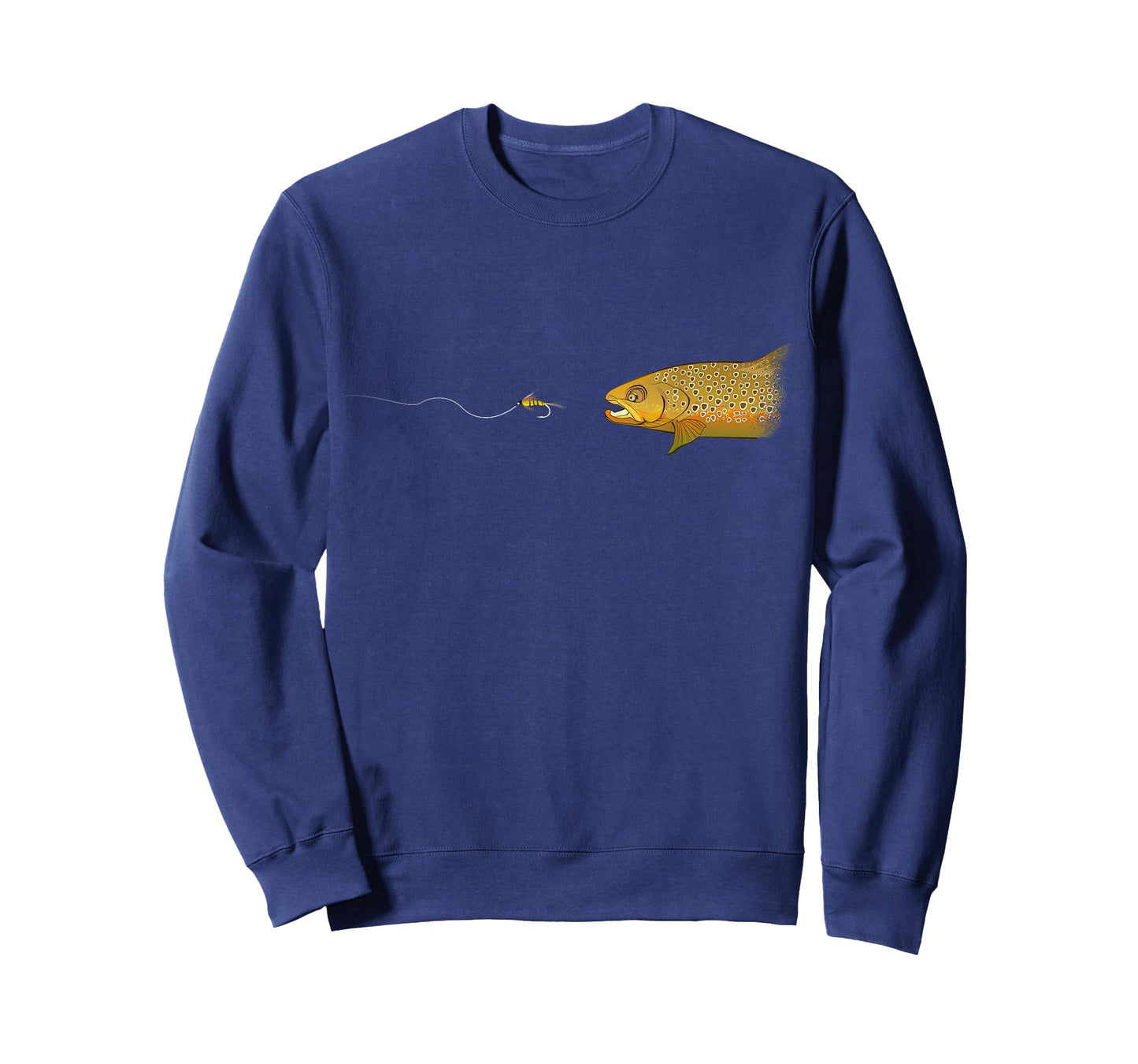 Fly Fishing Brown Trout Dry Fly Tying Fisherman T-Shirt
