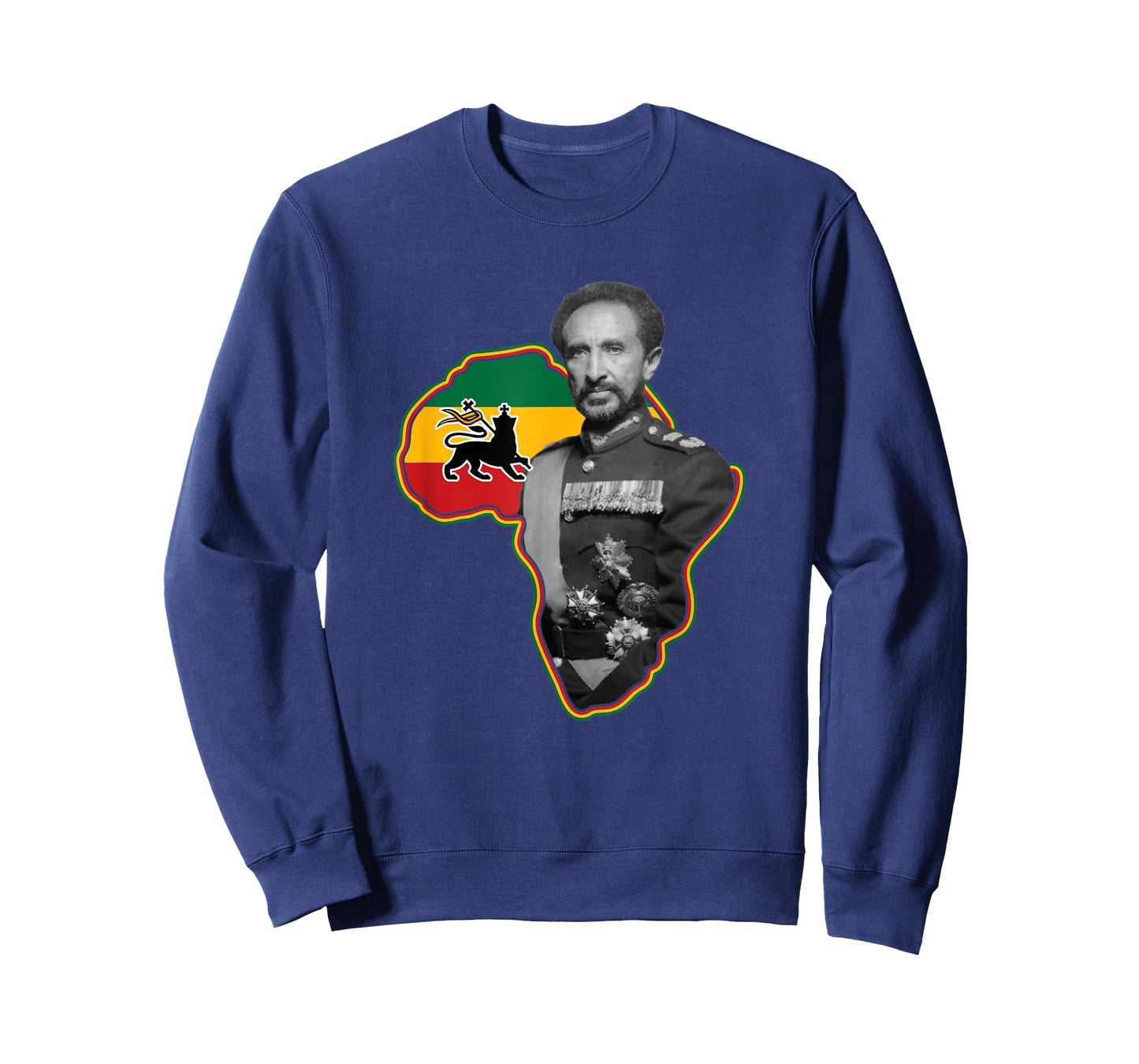 One Love Rasta Merch African Hero Haile Selassie I T-Shirt