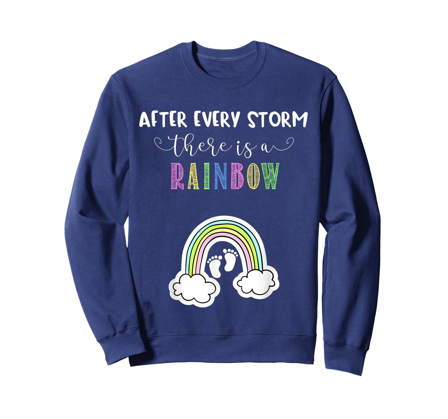 Pregnancy Announcement for Rainbow Baby After Storm Pregnant T-Shirt