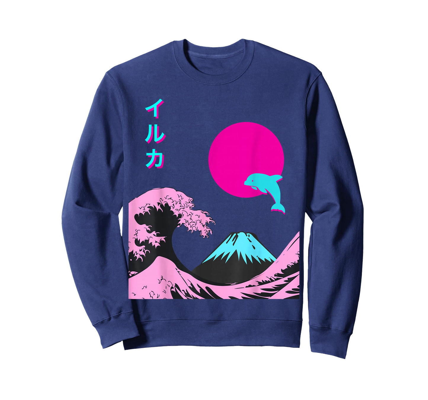 Retro Aesthetic Iruka Tee With Japanese Writing T-Shirt