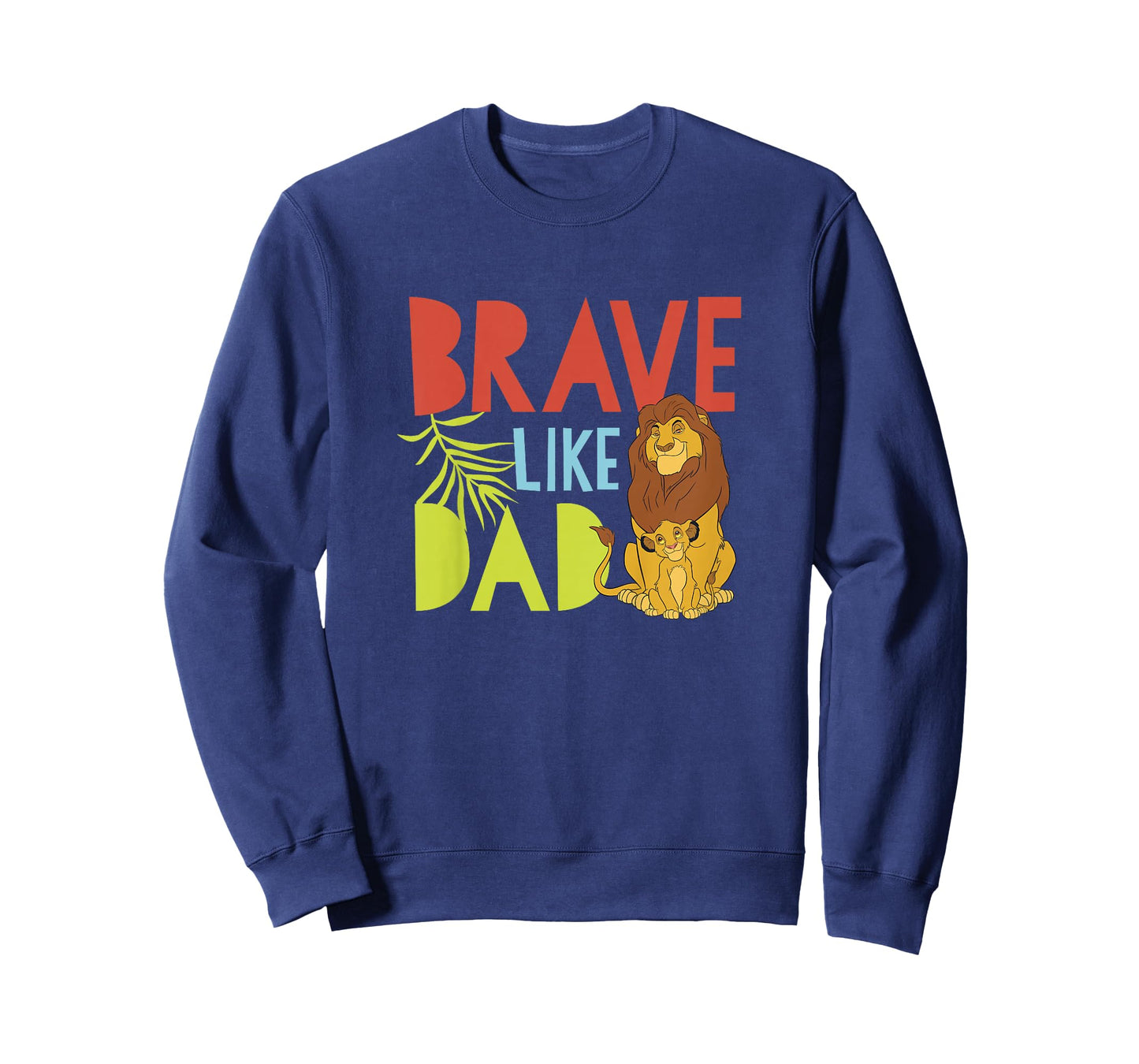 Kids Disney The Lion King Mufasa And Simba Brave Like Dad T-Shirt