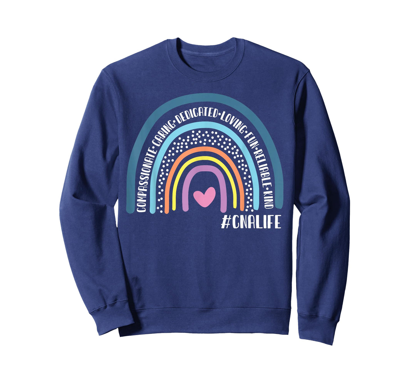 CNA Life Certified Nursing Assistants Cute Rainbow T-Shirt