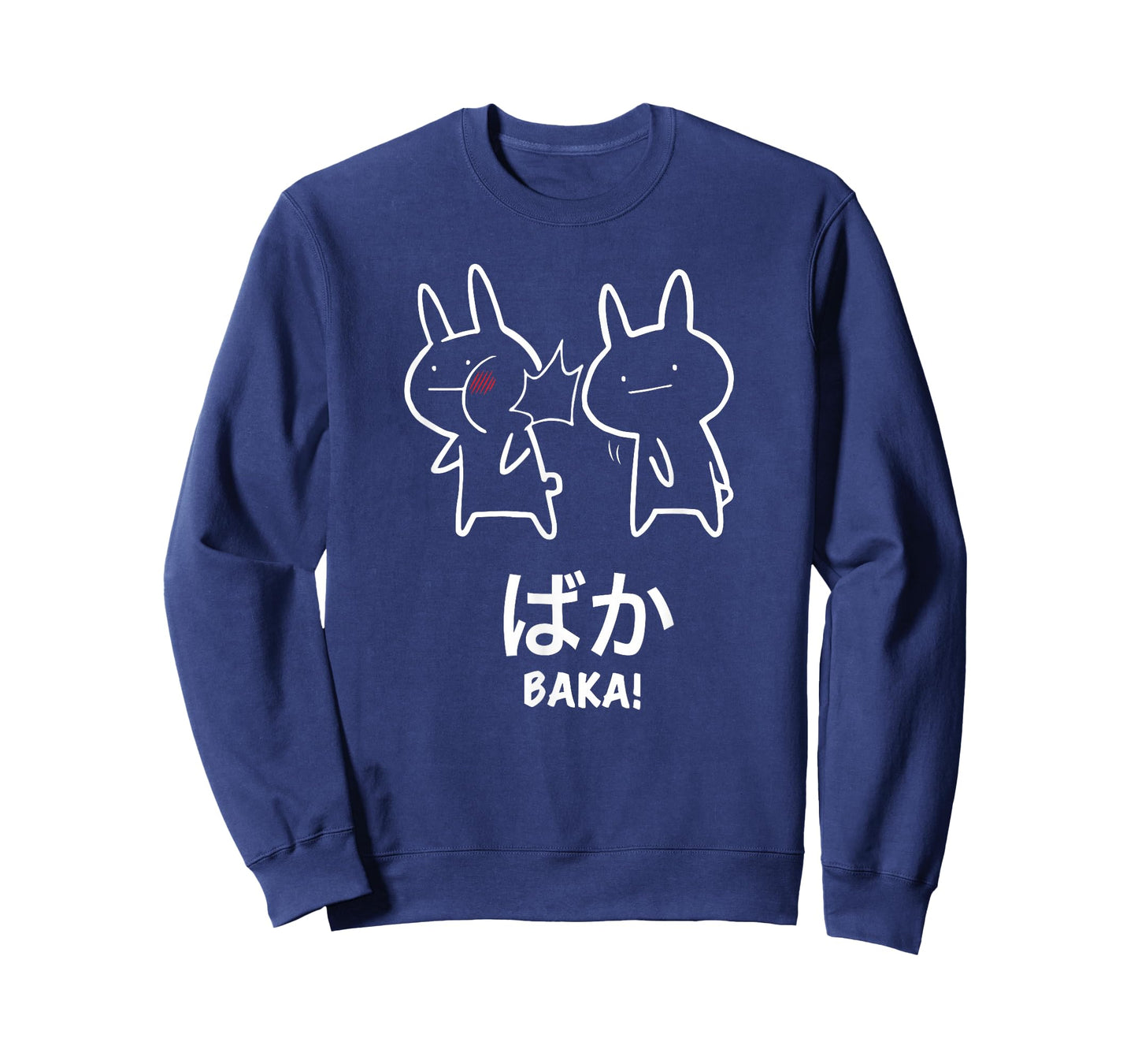 Original Funny Anime Baka Rabbit Slap Design Baka Japanese T-Shirt