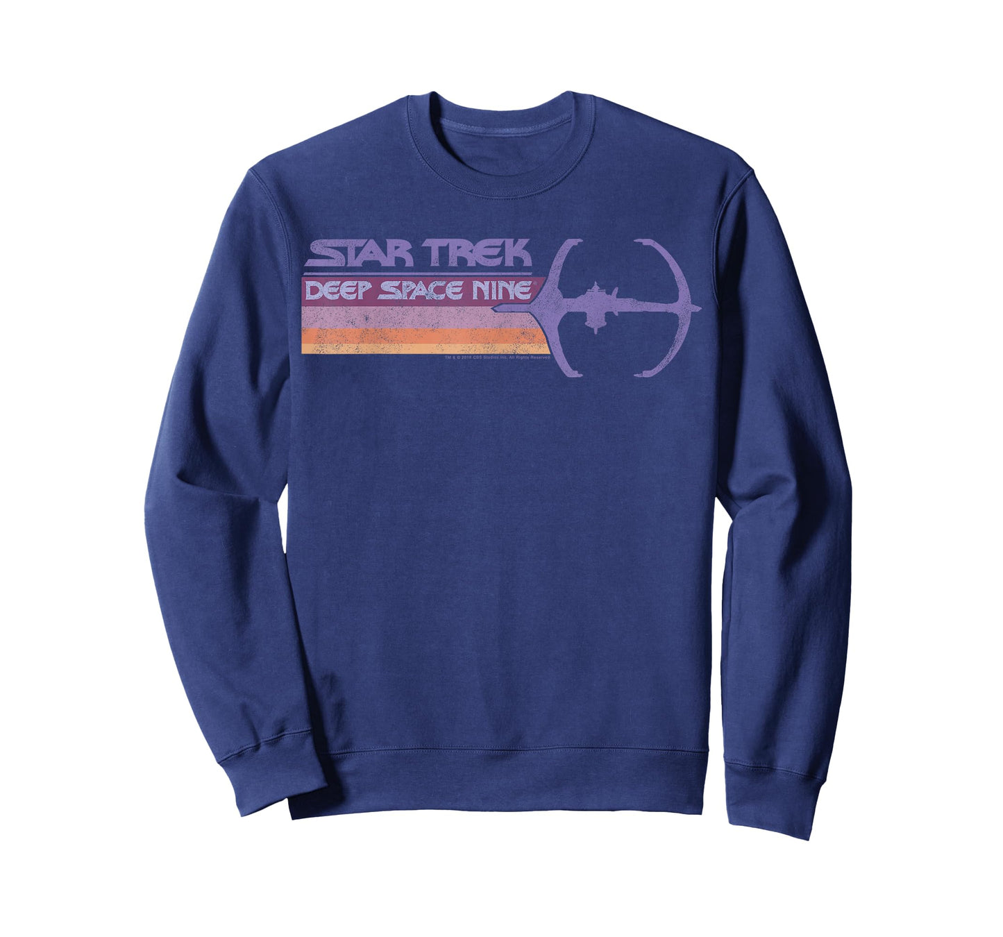 Star Trek DS9 Pastel Retro Rainbow Stripe T-Shirt