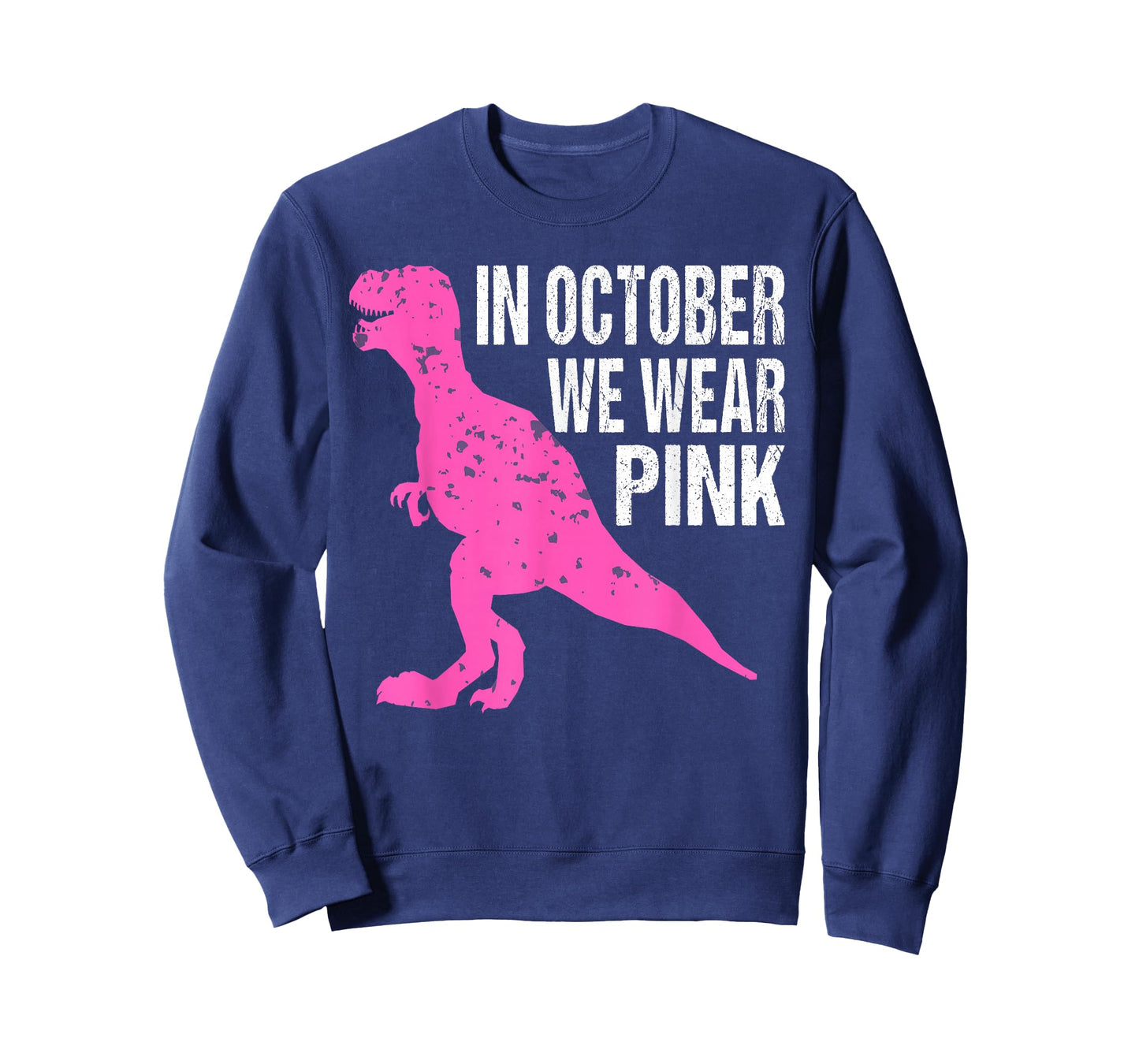 in October We Wear Pink Breast Cancer Awareness Kids Boys T-Shirt