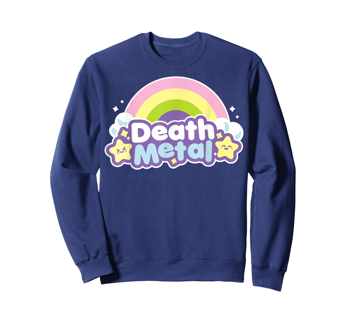 Death Metal Rainbow Halloween Shirt Unicorn Rock Concert T-Shirt