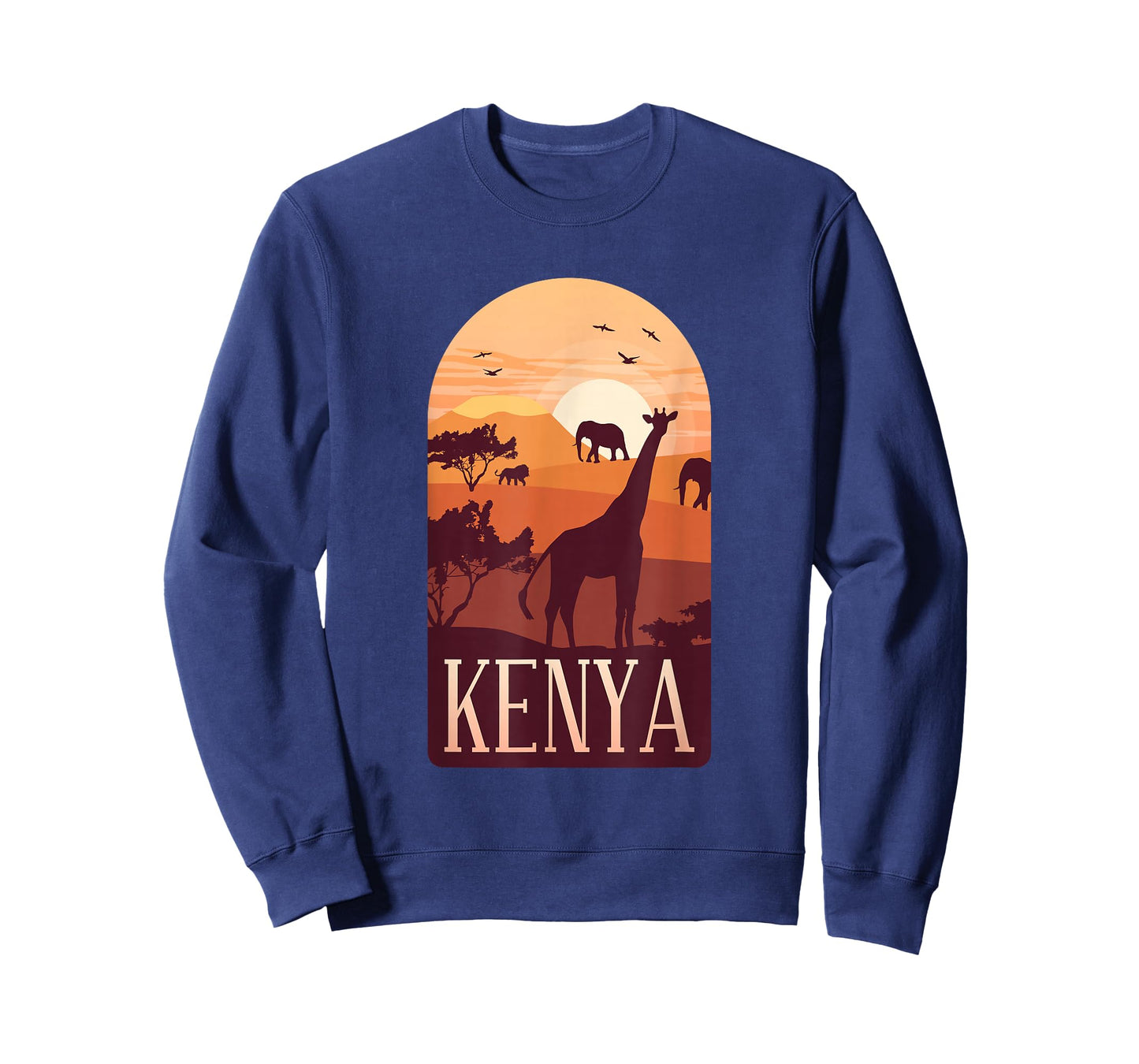 Kenya Love of Wilderness African Life Safari in Kenya Retro T-Shirt