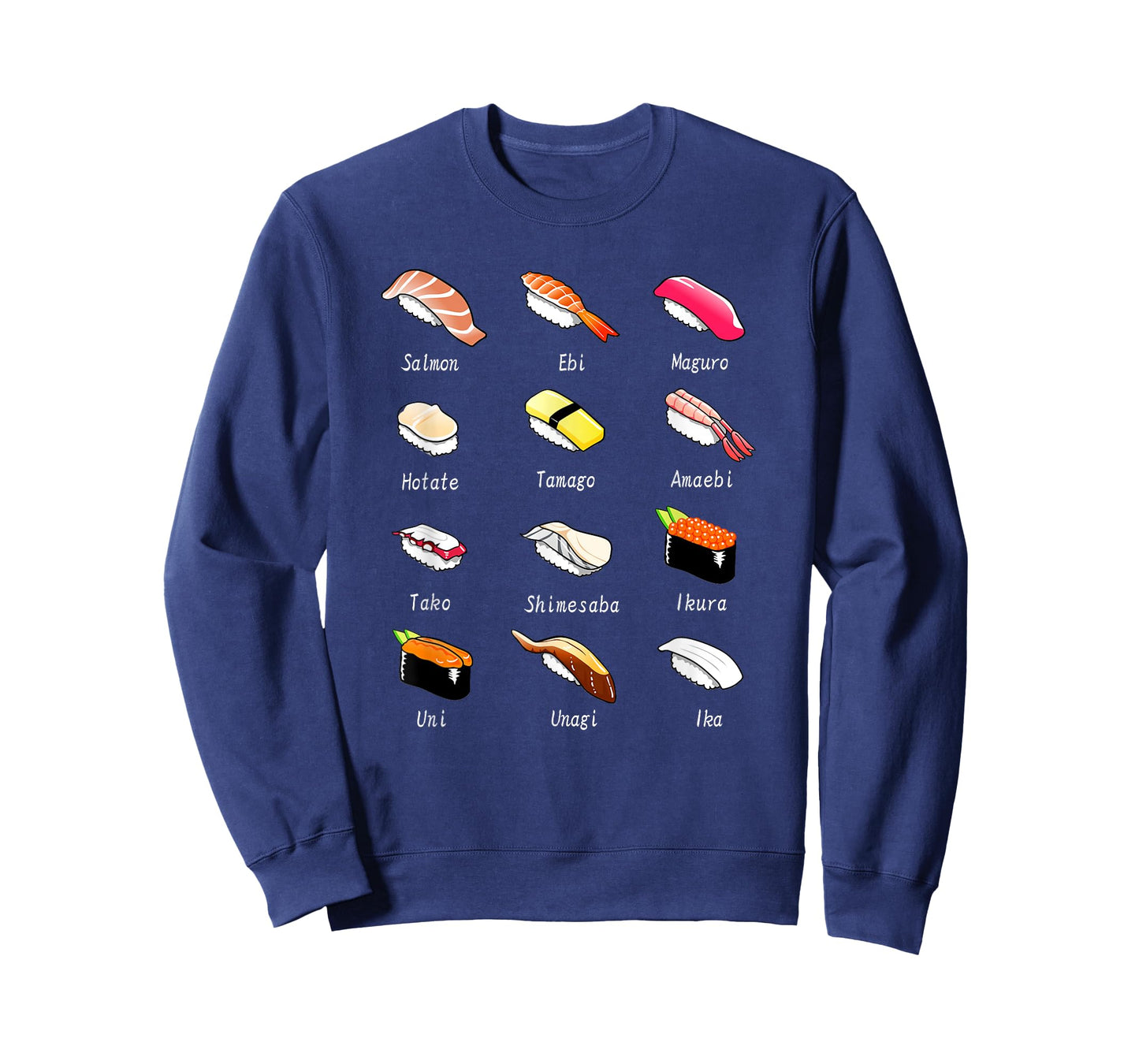 Sushi Nigiri Tee Shirt, Japanese Food Graphic T-Shirt