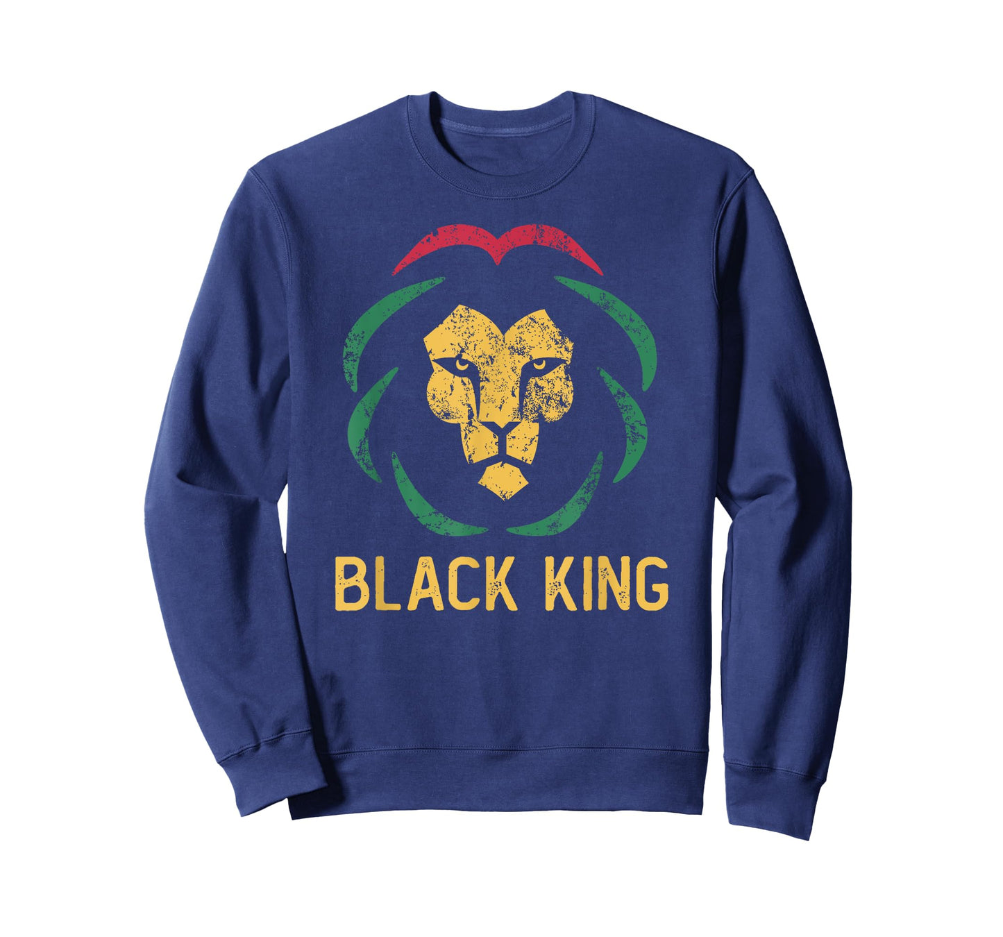 Black King Lion Black History Month Men & Juneteenth Boys T-Shirt