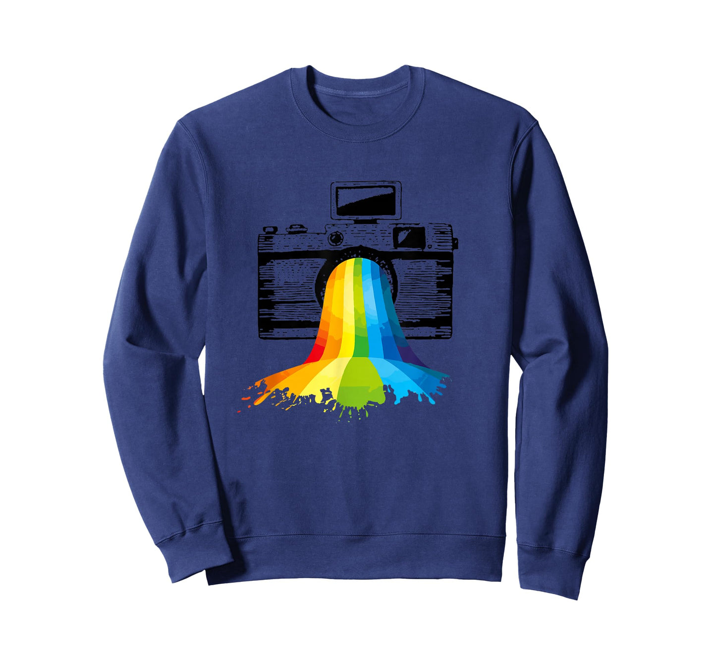 Photography Art T-Shirt Camera Rainbow Photographer Gift T-Shirt