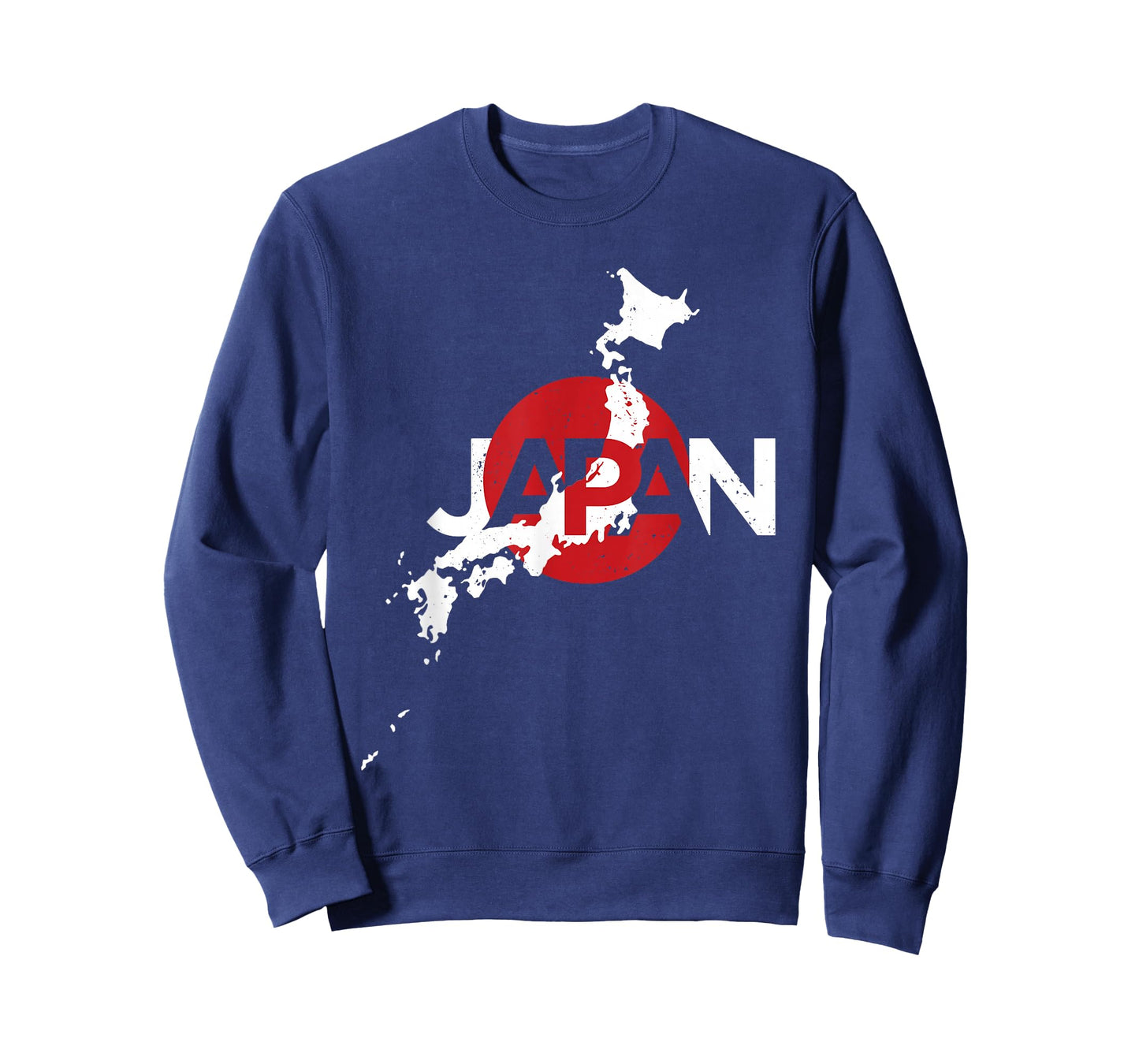 Japanese Map Flag Souvenir Distressed Japan Family Heritage T-Shirt Small