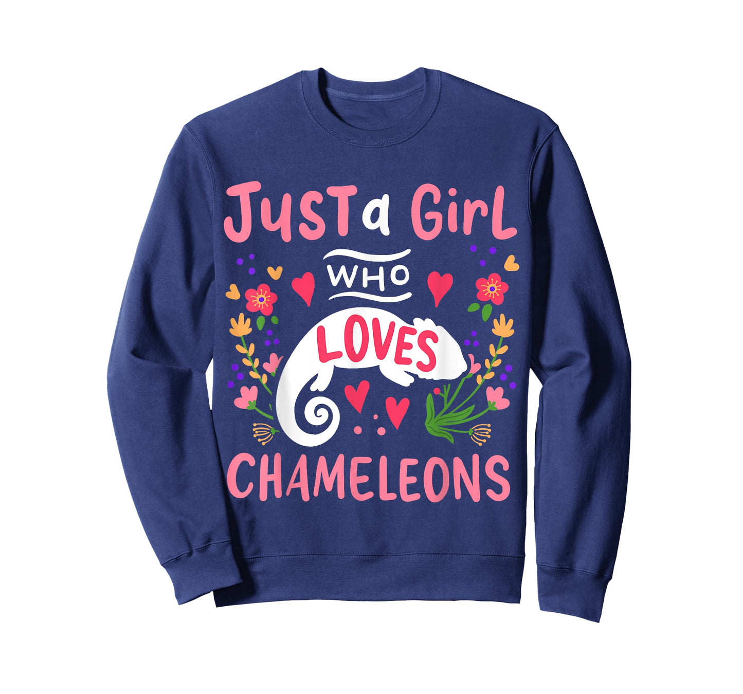Chameleon Just A Girl Who Loves Chameleons Gift T-Shirt