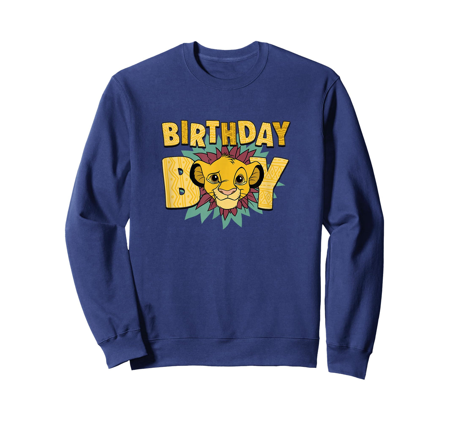 Disney The Lion King Birthday Boy Simba Big Face Chest Logo T-Shirt