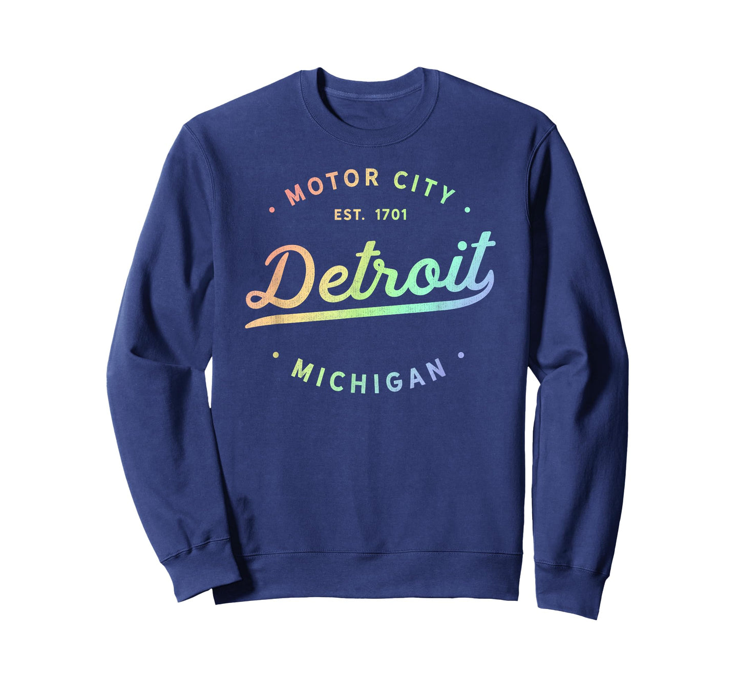 Detroit Michigan Rainbow Sassy Motor City Pride Design T-Shirt