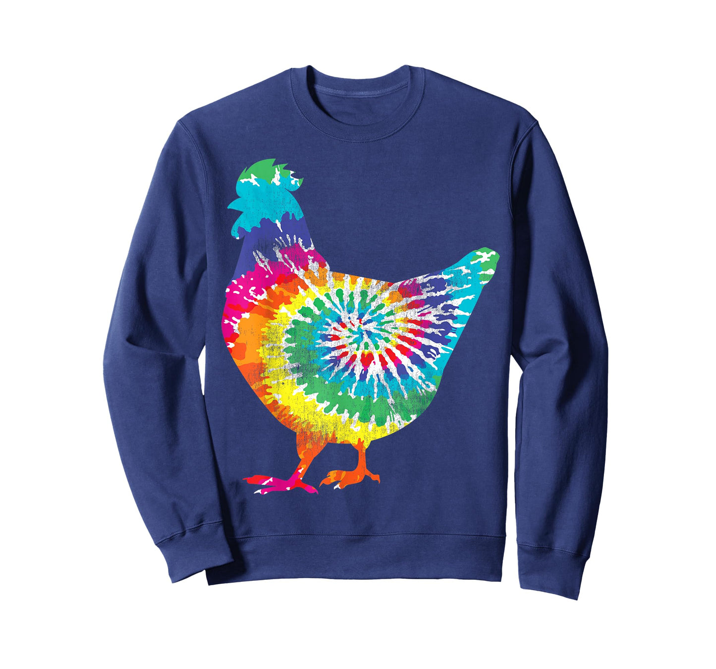 Tie Dye Chicken for Hippy Farmer Hobby Farm T-Shirt Small