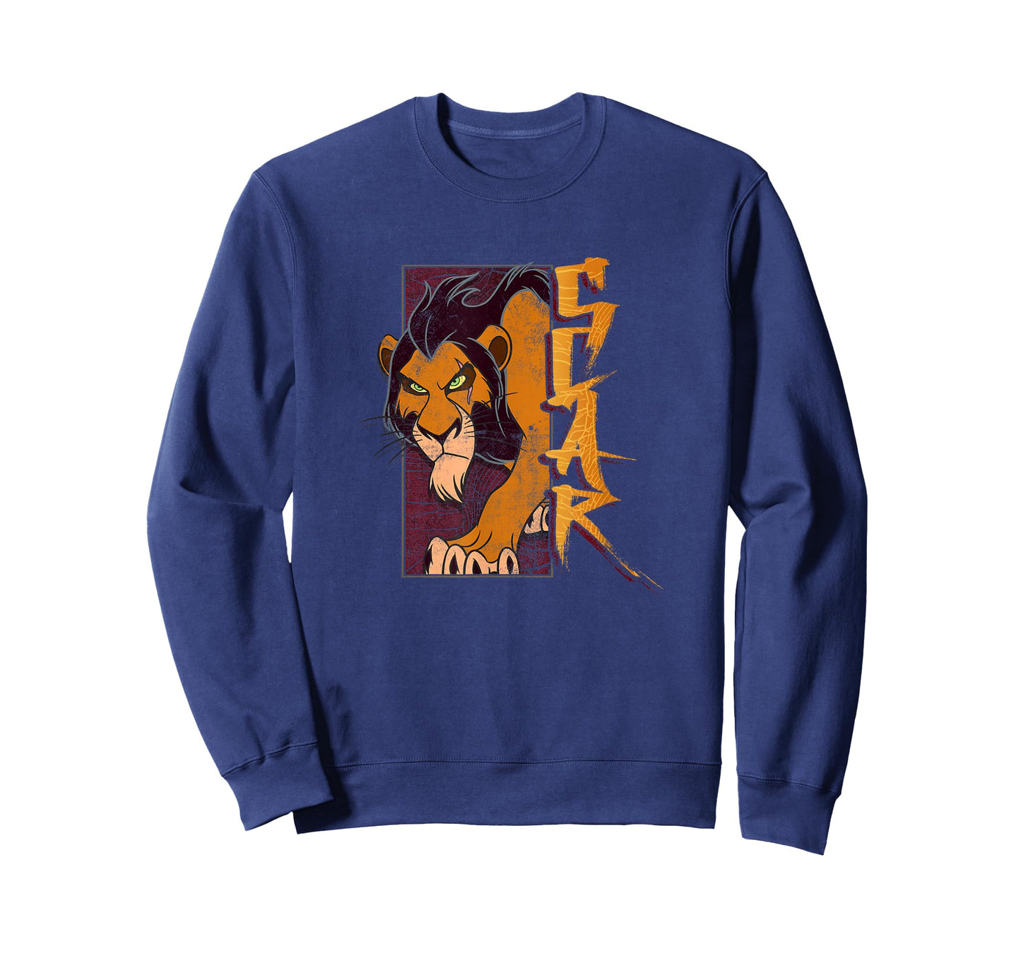 Disney The Lion King Scar Epic Vert Panel Big Chest Portrait T-Shirt