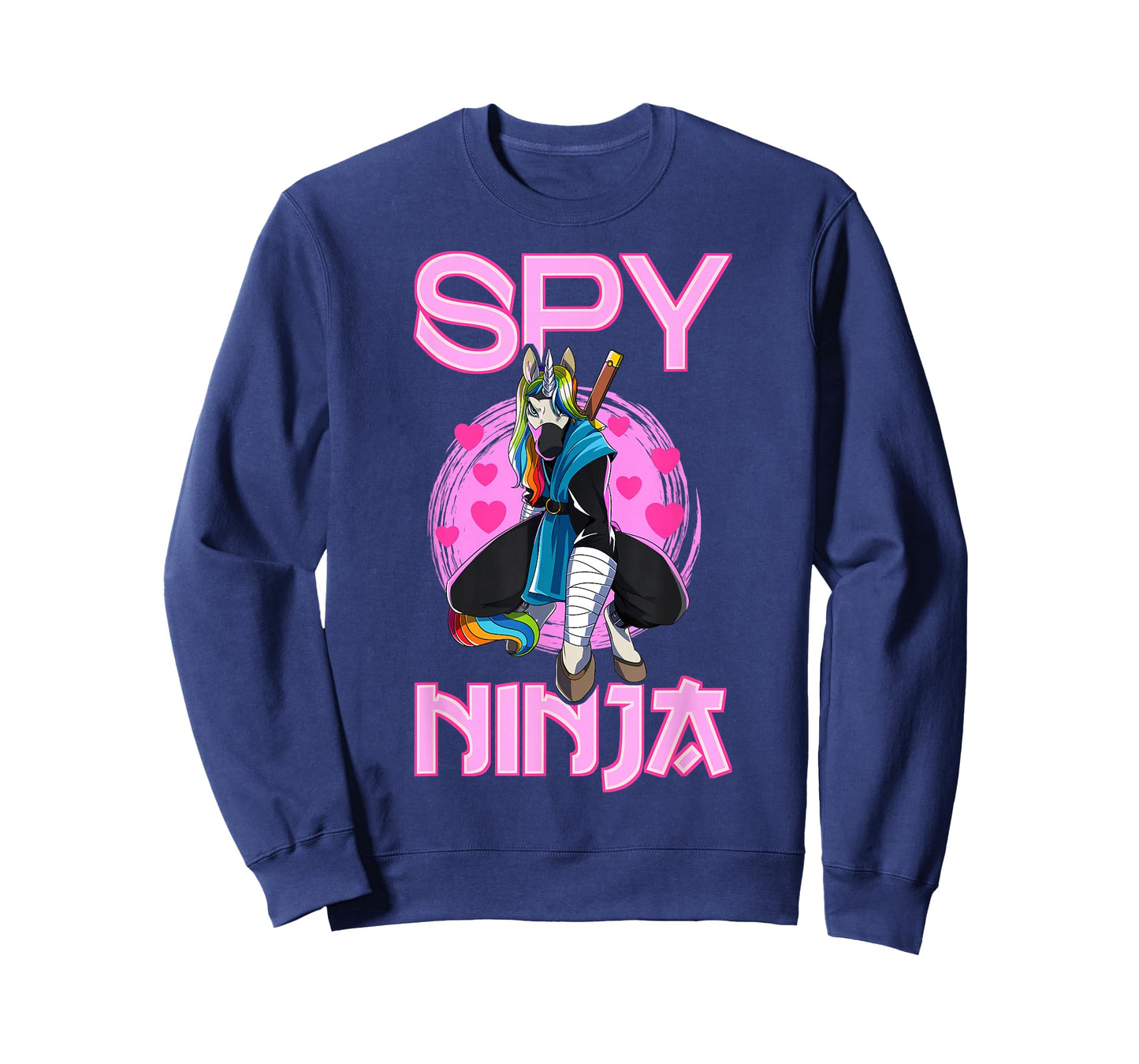 Spy Ninja Unicorn Gamer Rainbow Spies Samurai T-Shirt
