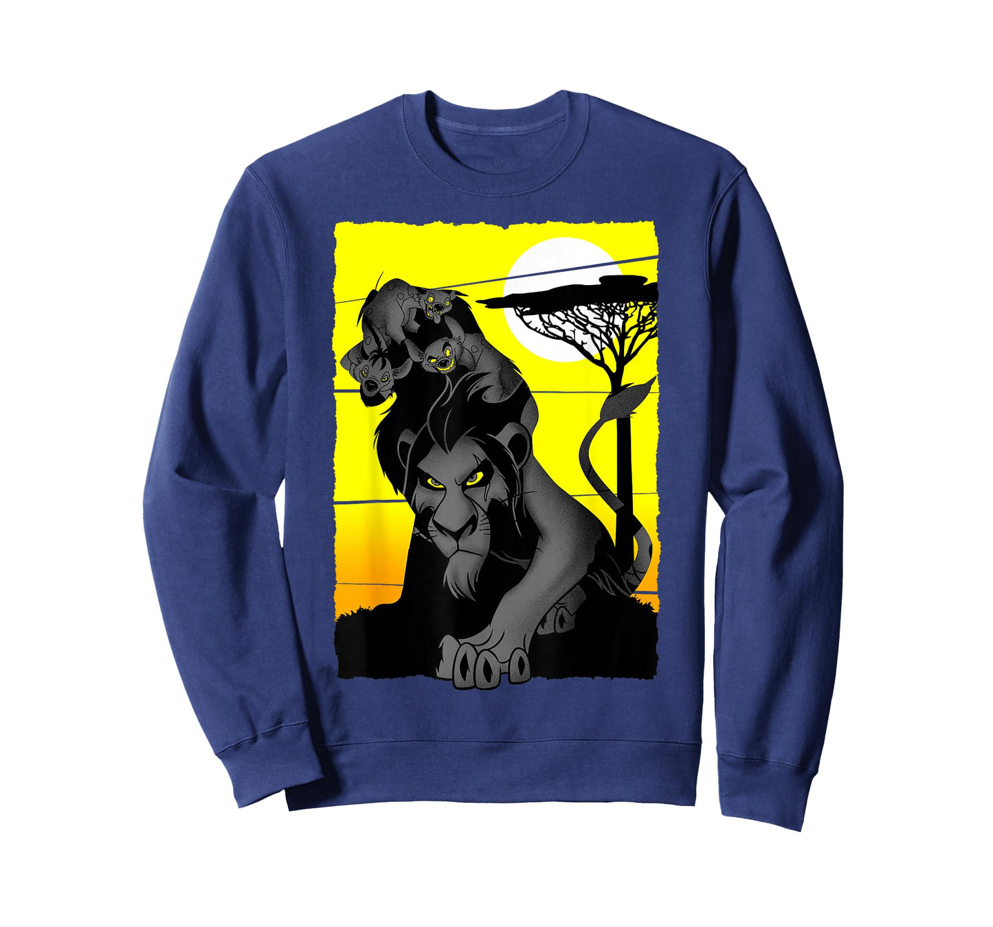 Disney Lion King Scar and Hyenas Sahara Group Poster T-Shirt