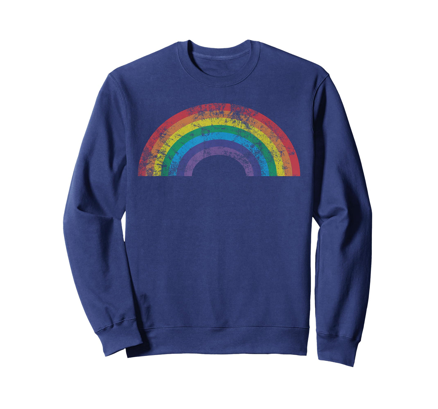 Rainbow Vintage 80's Retro Style Women Men Girls Gift T-Shirt
