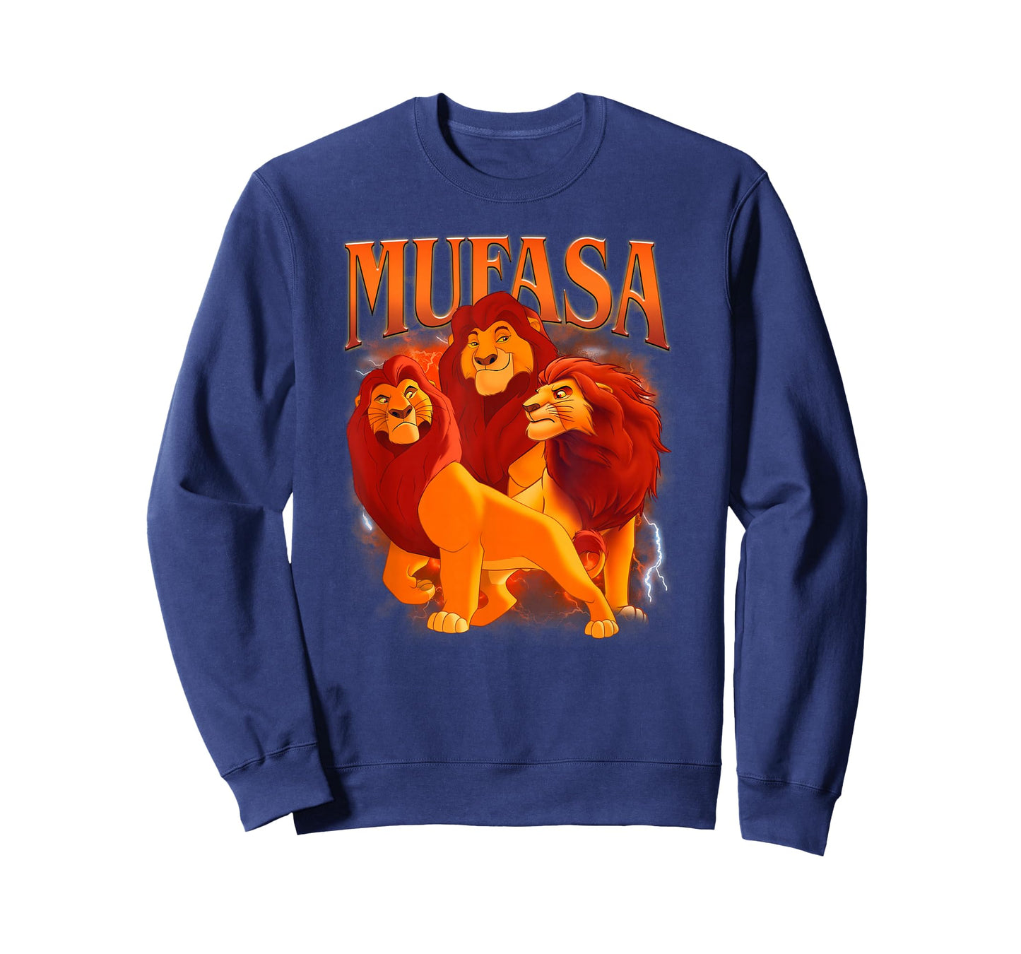 Disney The Lion King Mufasa Multipose Distressed Portrait T-Shirt