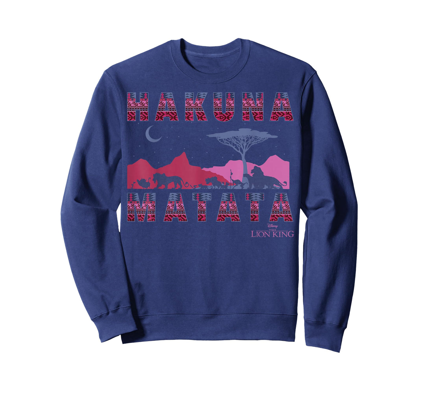 Disney The Lion King Hakuna Matata Moon and Mountains T-Shirt