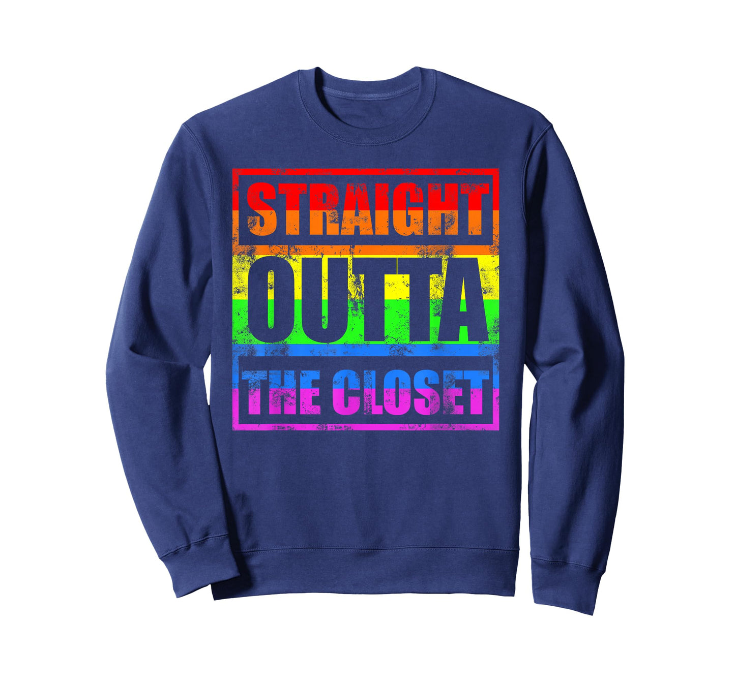 Straight Outta the Closet - LGBT Gay Pride T-Shirt