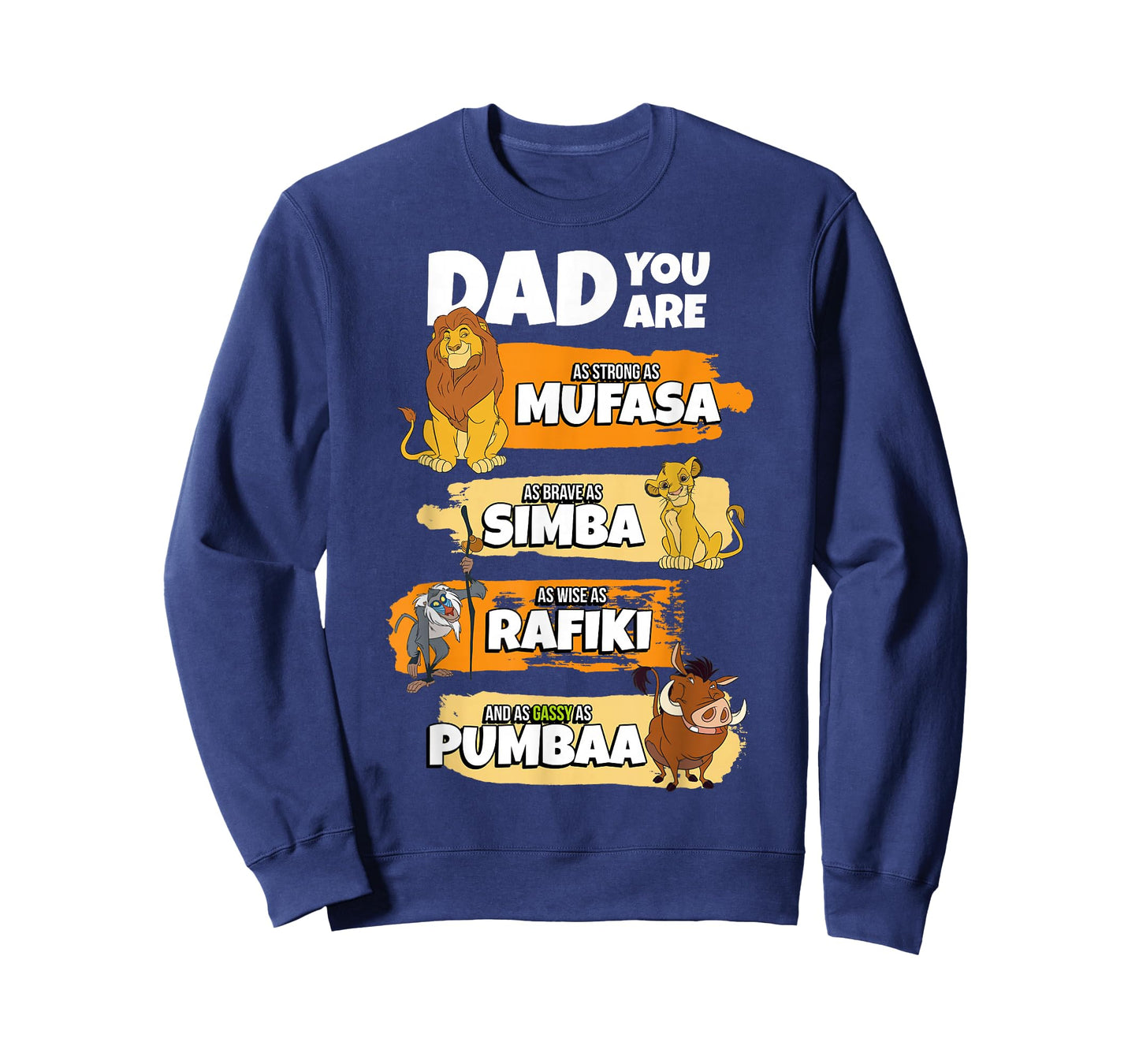 Disney The Lion King Dad You are Word Stack Funny T-Shirt