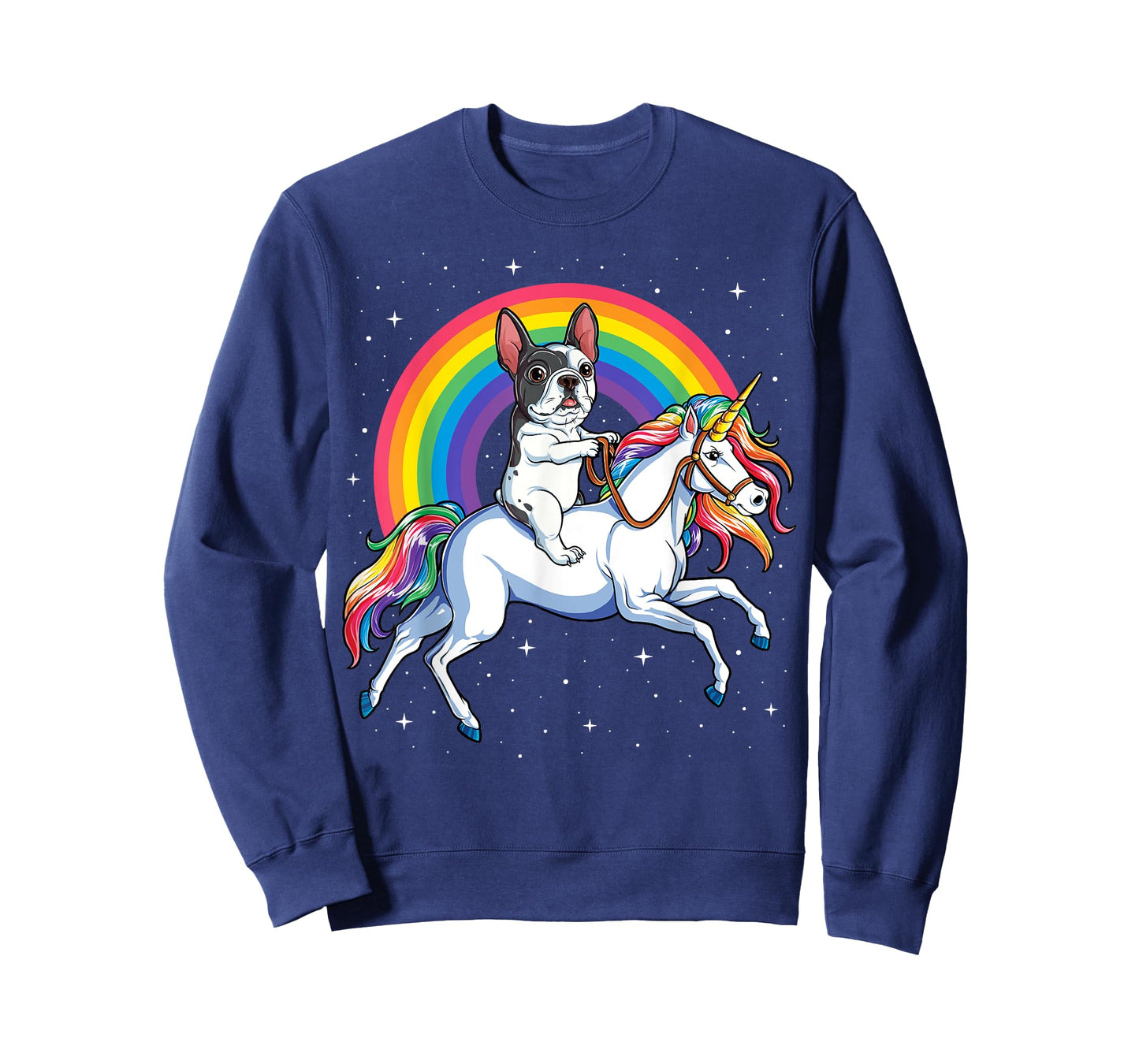 French Bulldog Unicorn Shirt Girls Space Galaxy Frenchicorn T-Shirt