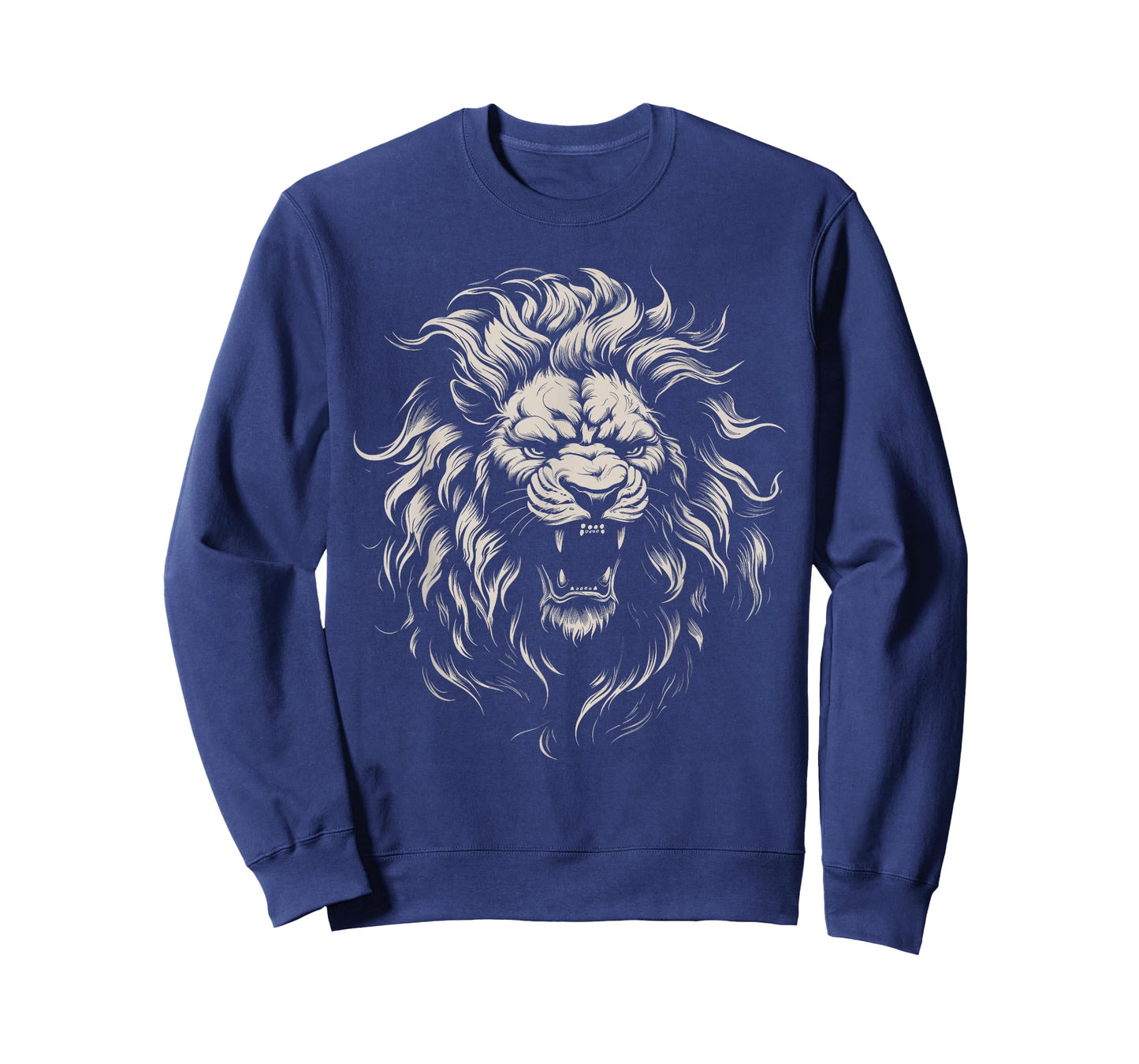 Lion Roar Head Art face for Lovers Lions King African Animal T-Shirt