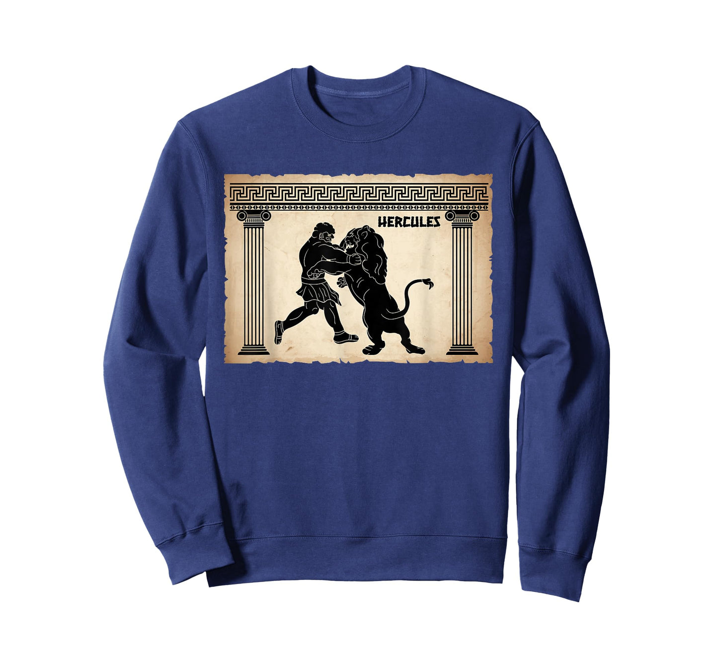 Hercules vs A Lion Greek Mythology Fans Gift Ancient Greece T-Shirt