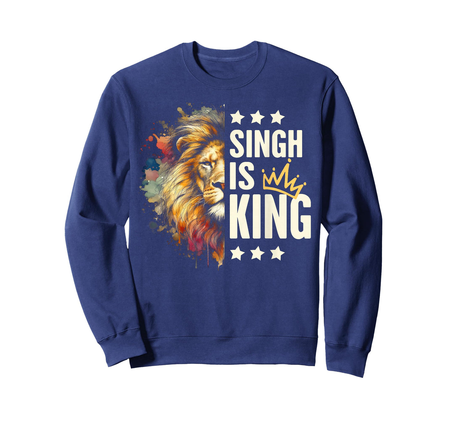 Lion Punjabi Pride Religious Sikh Faith Indian Singh Is King T-Shirt