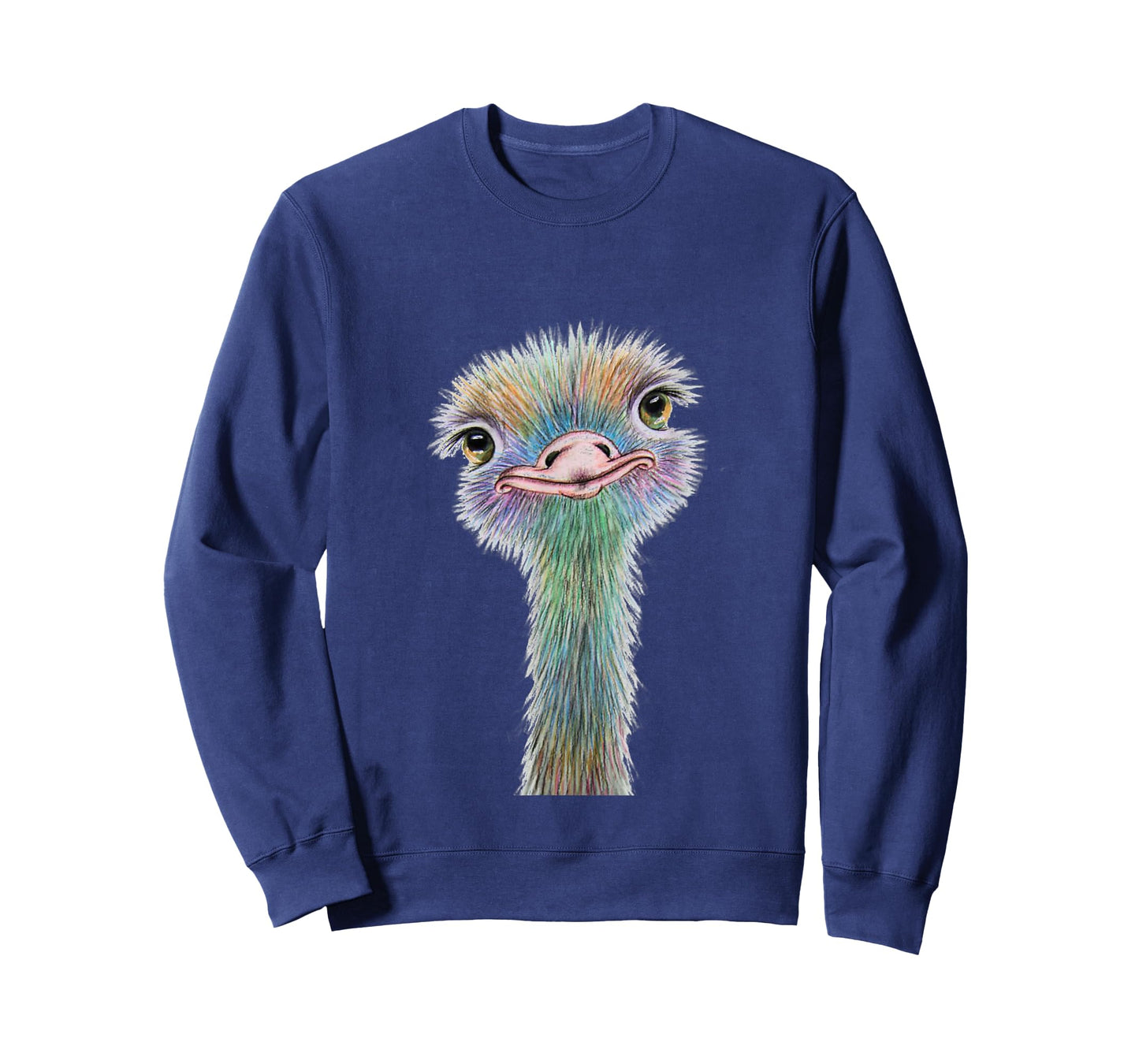 Colorful Ostrich T-Shirt - Beautiful Artistic Animal Tee T-Shirt