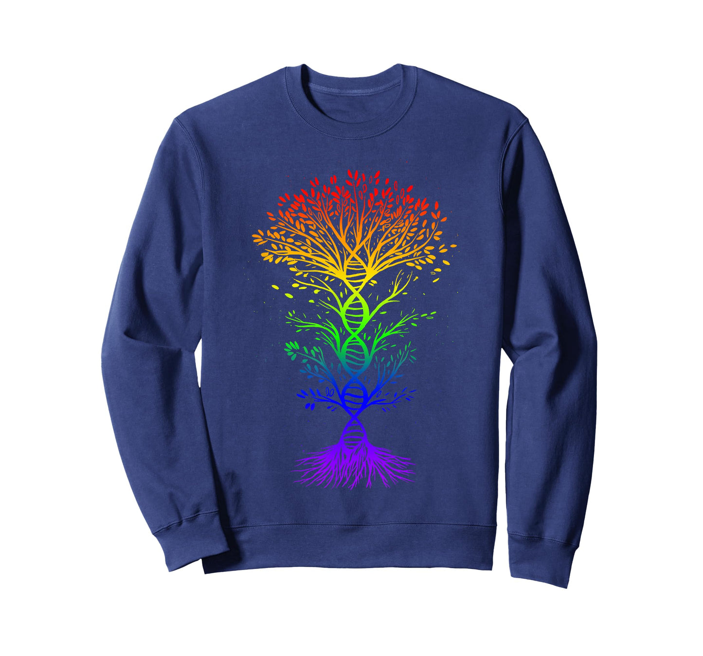 LGBTQI Rainbow Flag DNA Tree Gay Pride T-Shirt