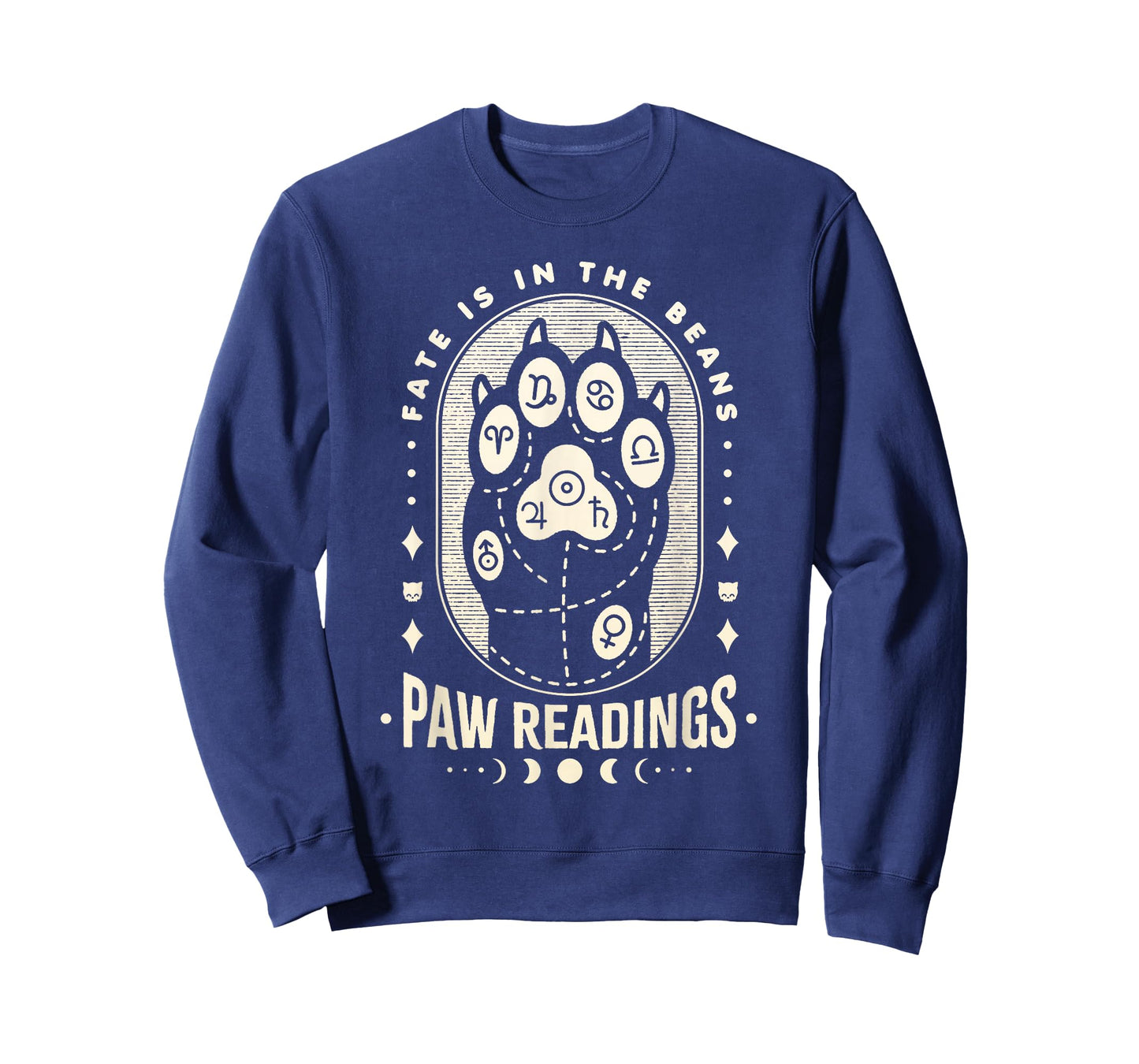 Palmistry Kawaii Cat Paw - Palm Reading Psychic Readings T-Shirt