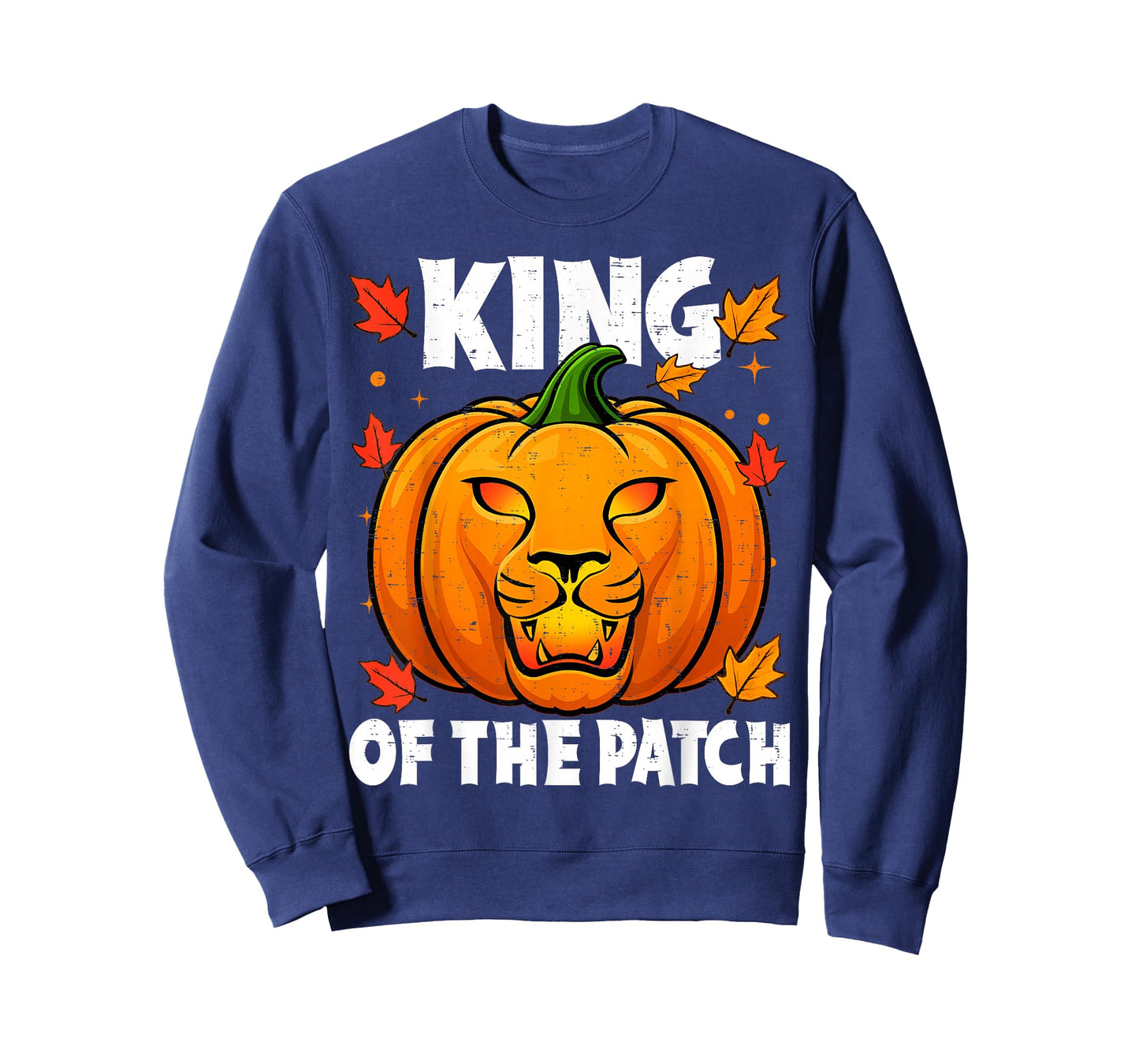 Halloween Lion Pumpkin King of The Patch Costume Men Kid Boy T-Shirt