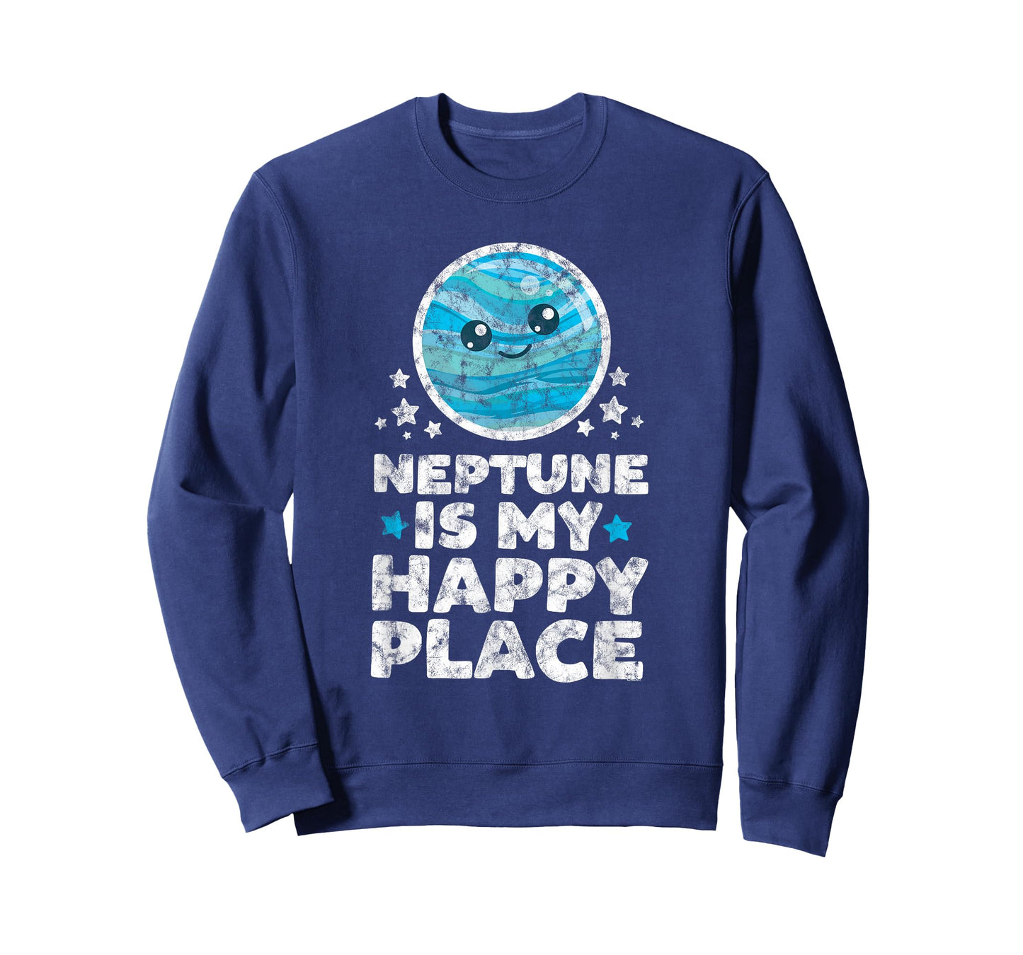 Neptune is My Happy Place | Kawaii Planet Space Astronomer T-Shirt
