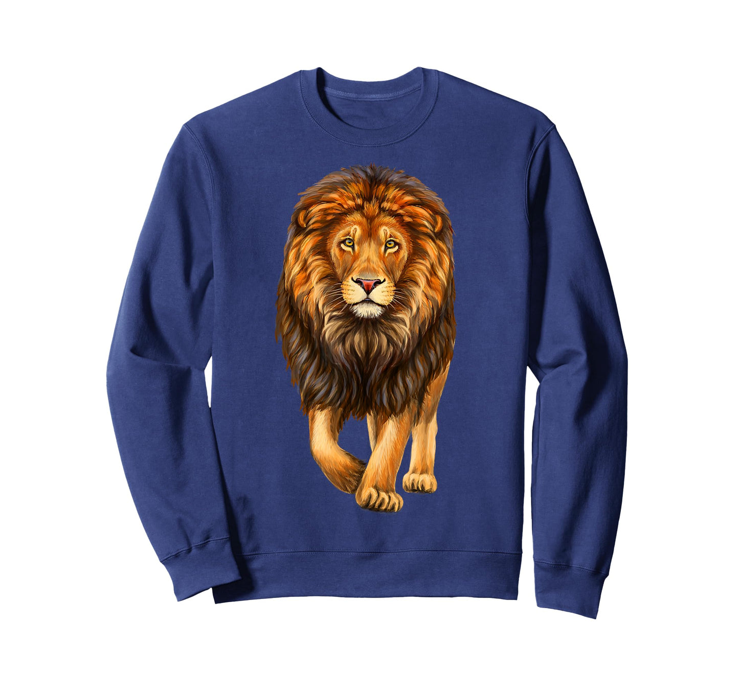 Lion Walking Realistic for Lovers Lions King African Animal T-Shirt
