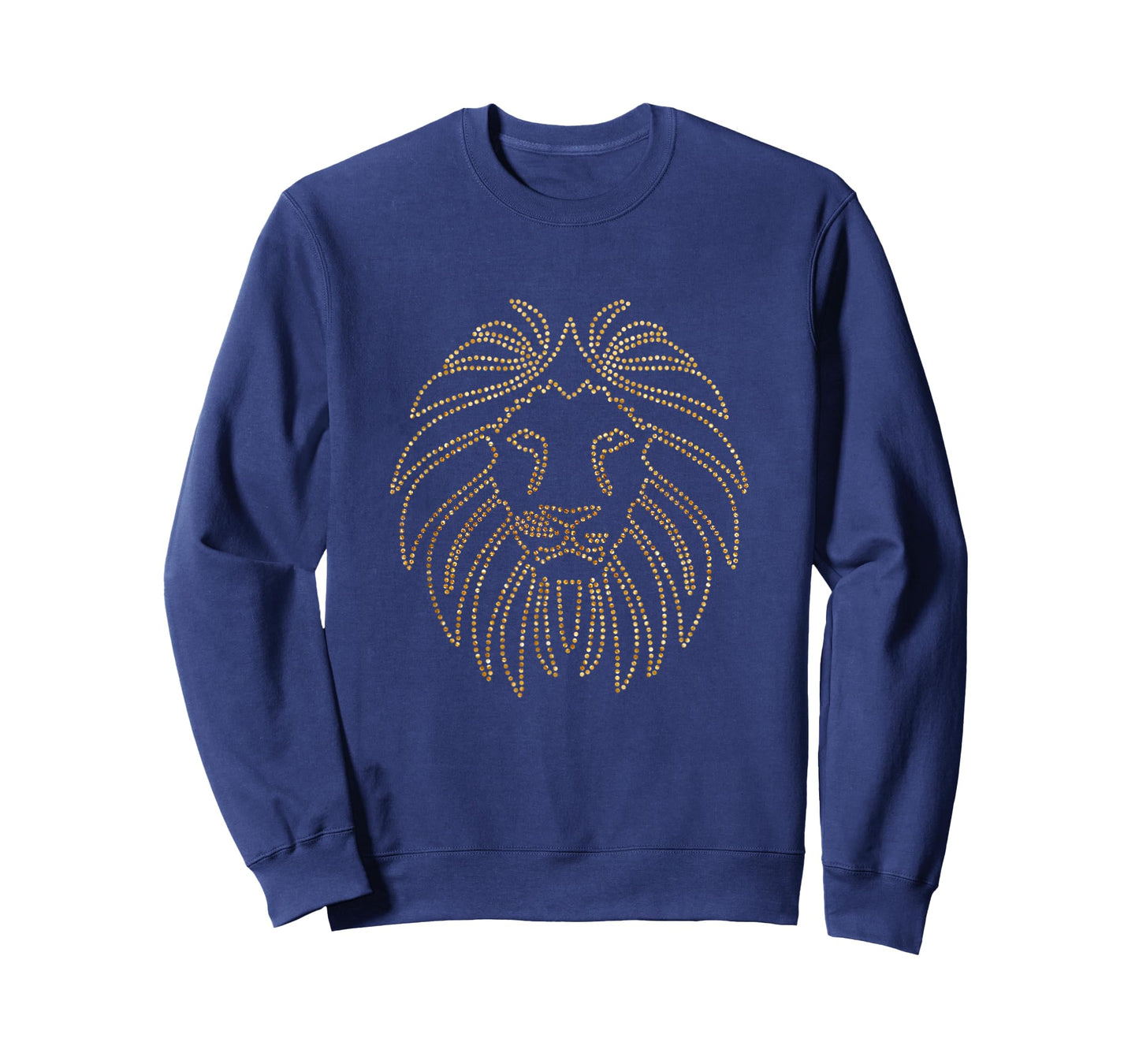 Lion Head Shining Diamonds King of Animals Symbol of Power T-Shirt